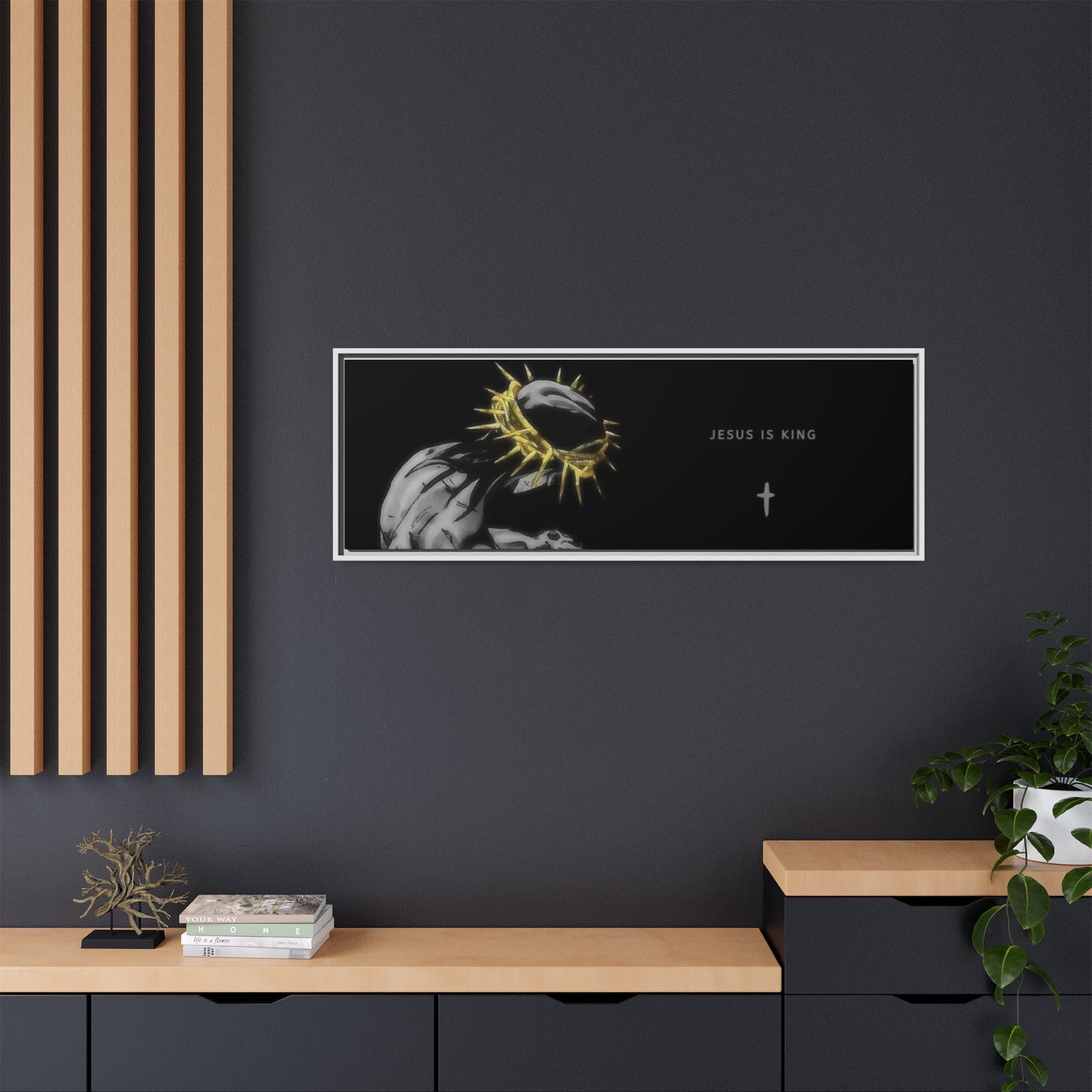 Jesus Is King Framed