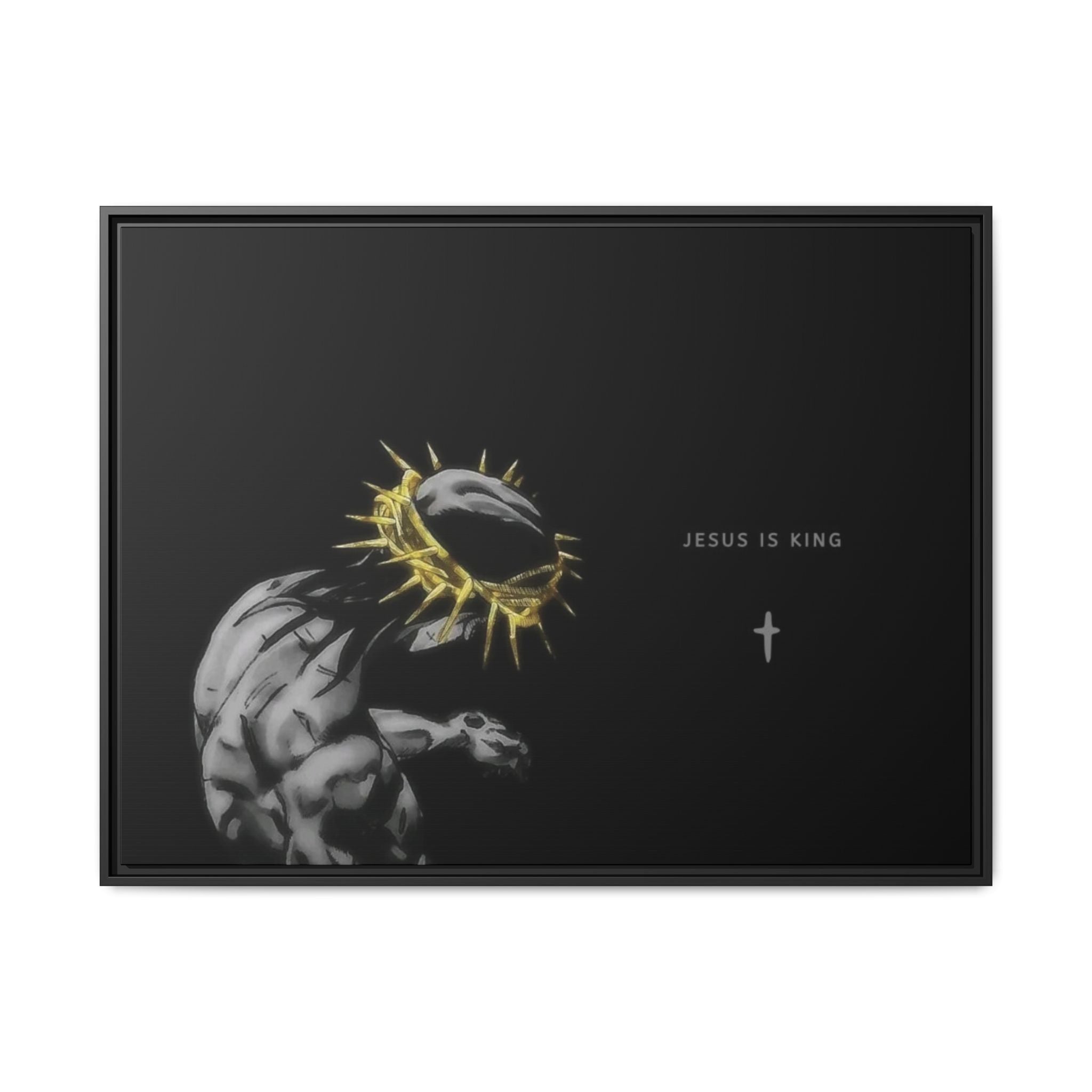 Jesus Is King Framed