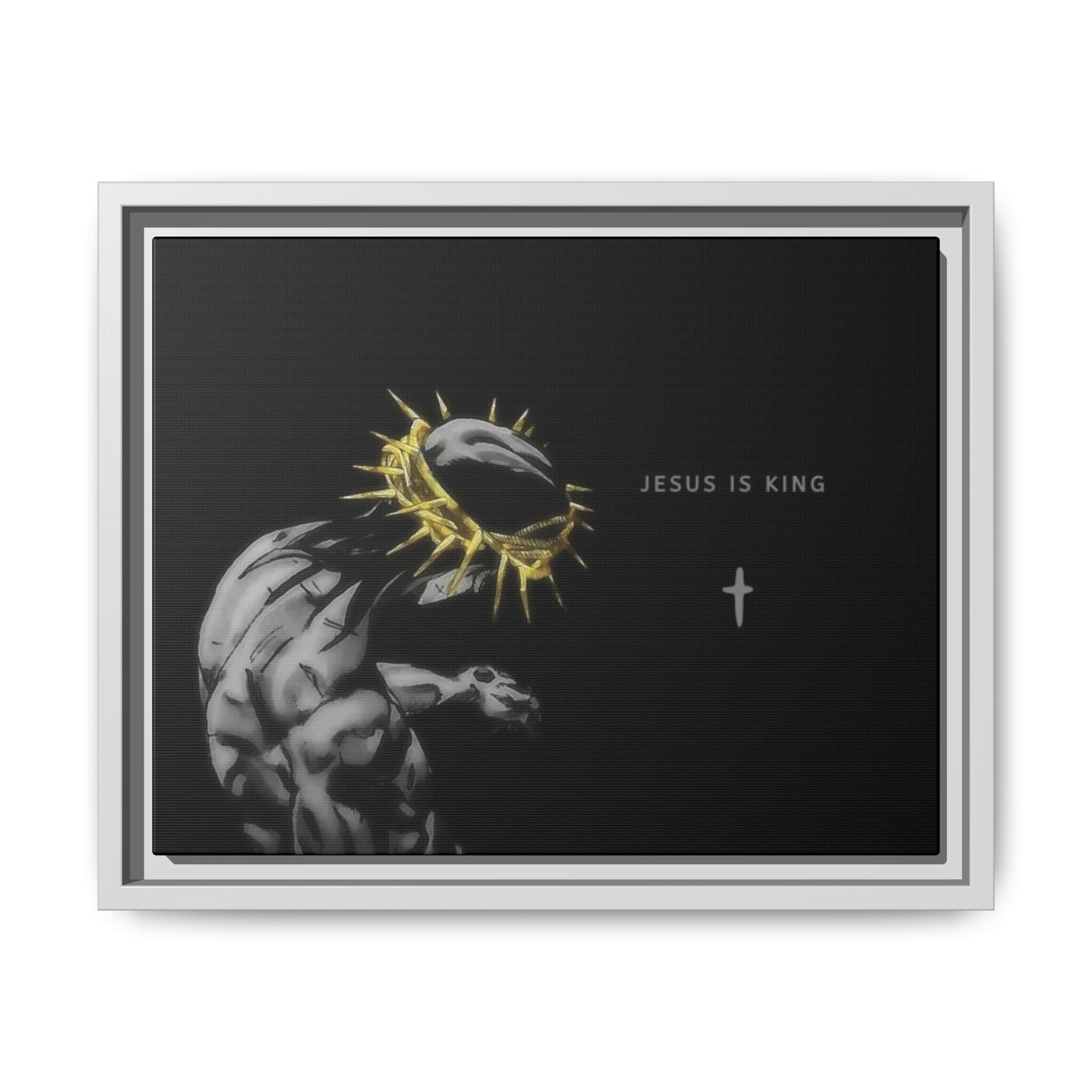 Jesus Is King Framed