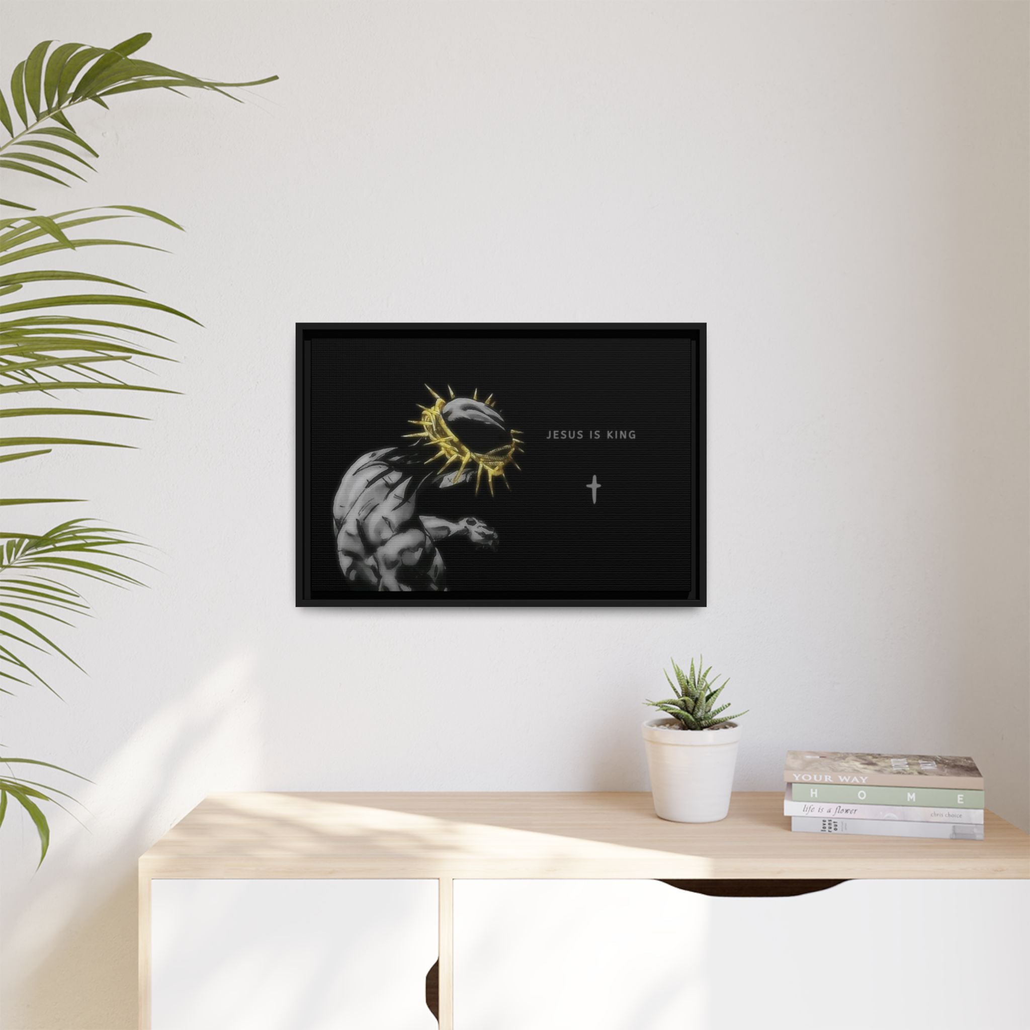 Jesus Is King Framed