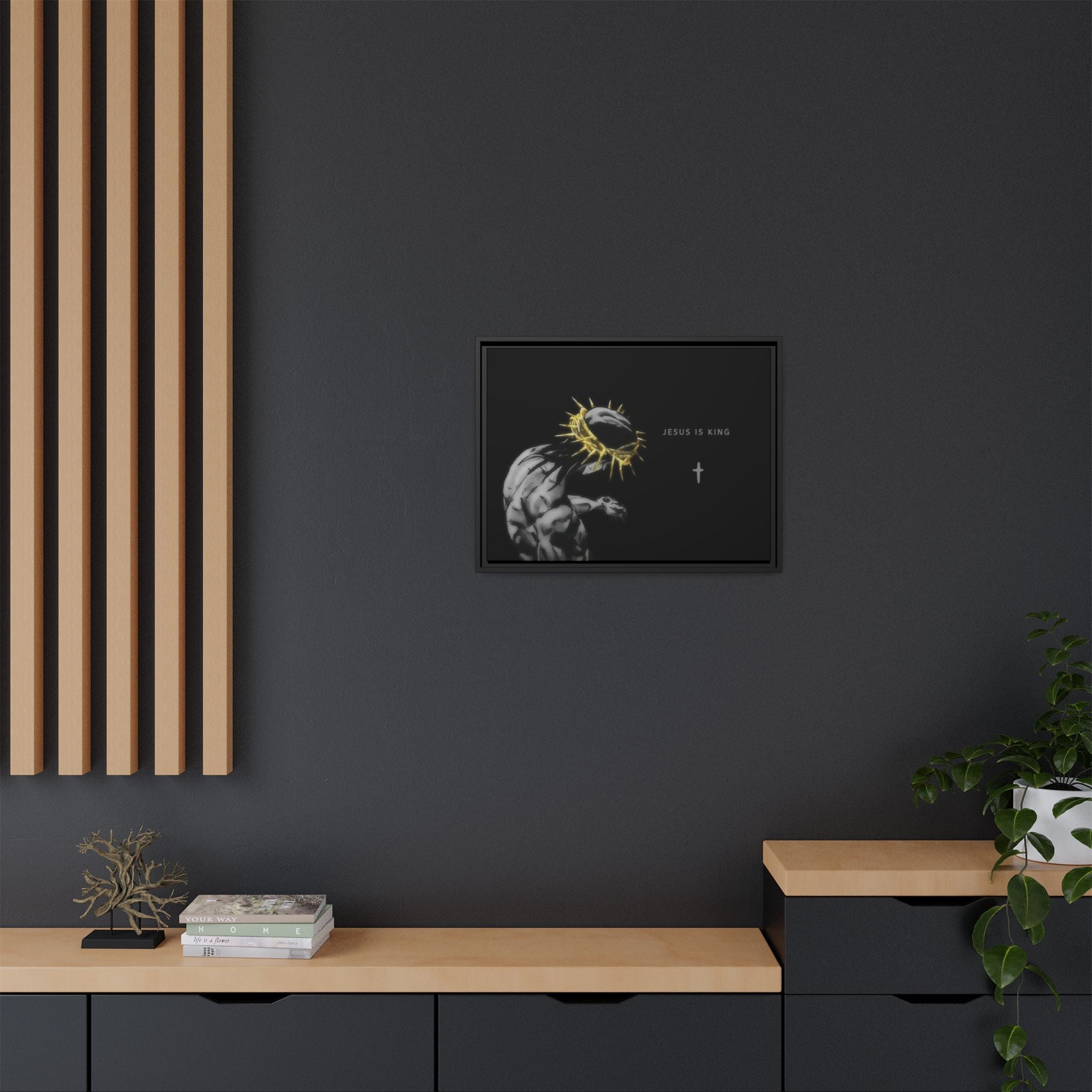 Jesus Is King Framed