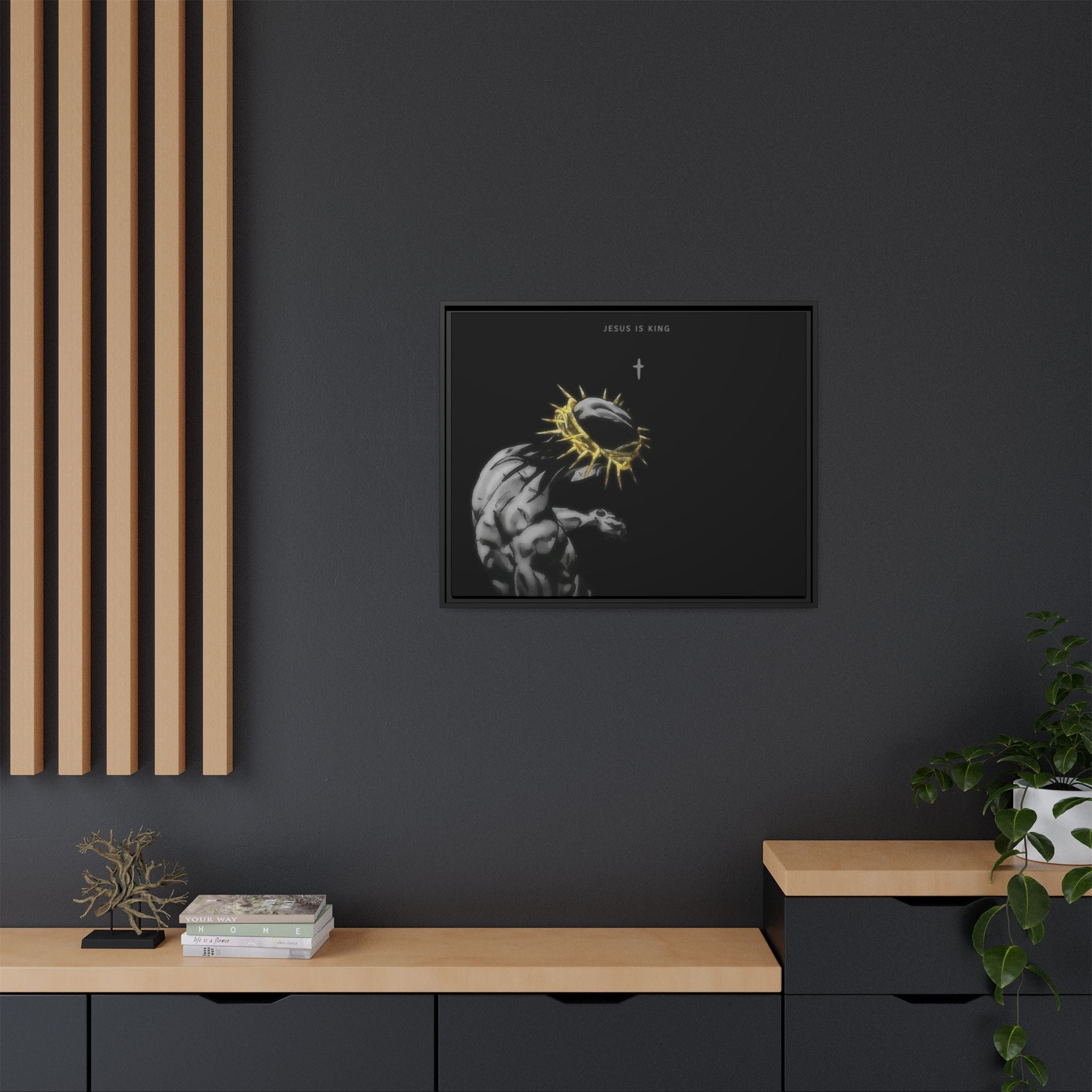 Jesus Is King Framed