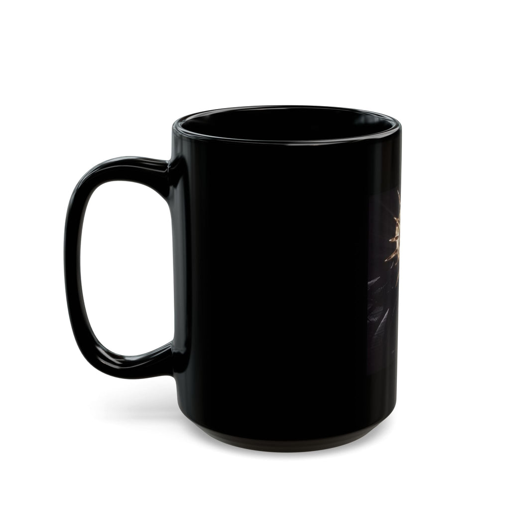 Black Mug - Yeshua (Jesus) Crown of Thorns Design
