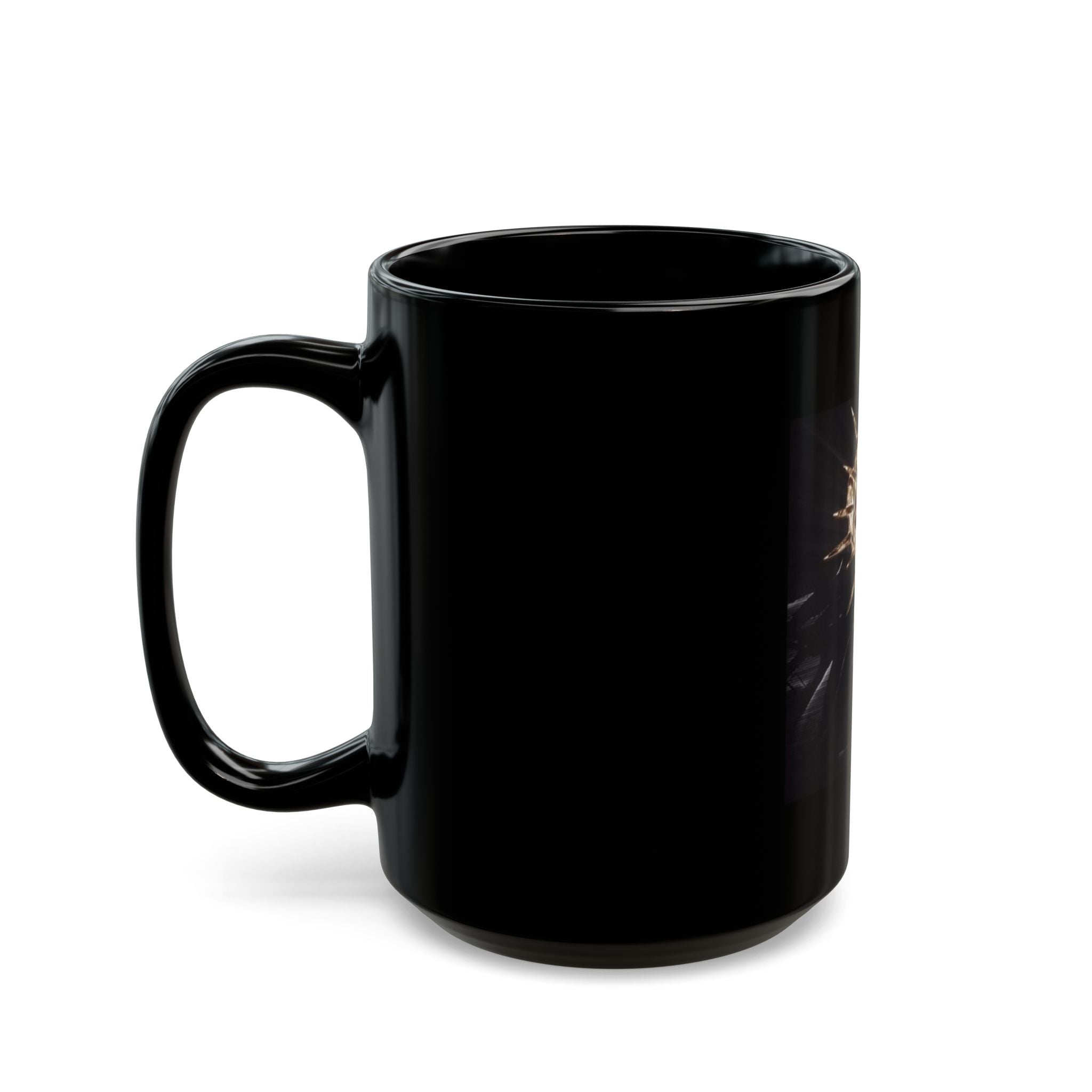 Black Mug - Yeshua (Jesus) Crown of Thorns Design