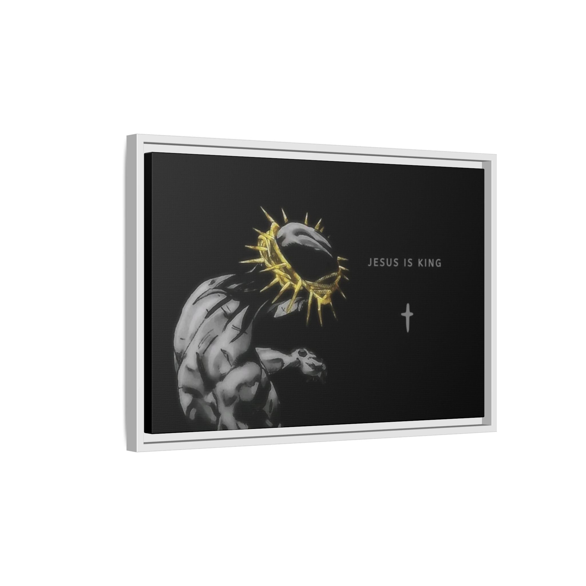 Jesus Is King Framed