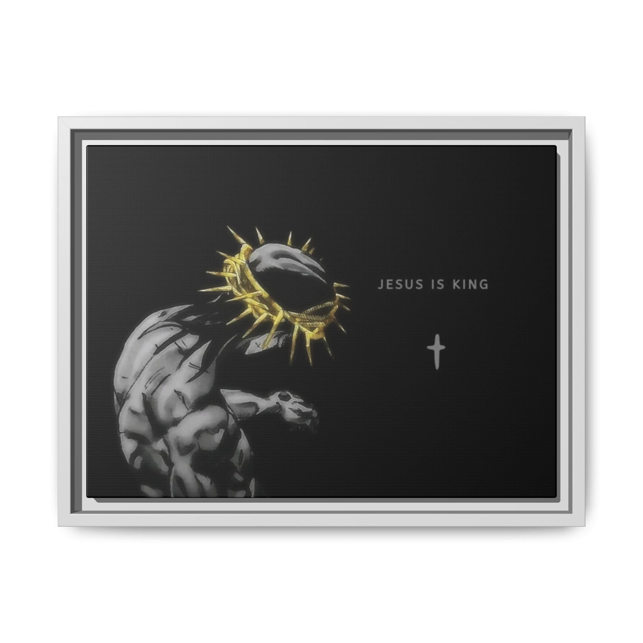 Jesus Is King Framed