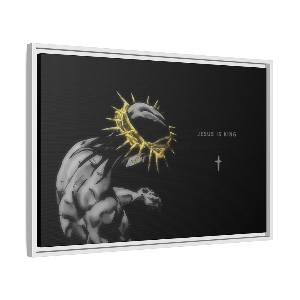 Jesus Is King Framed