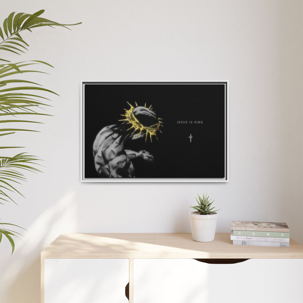 Jesus Is King Framed