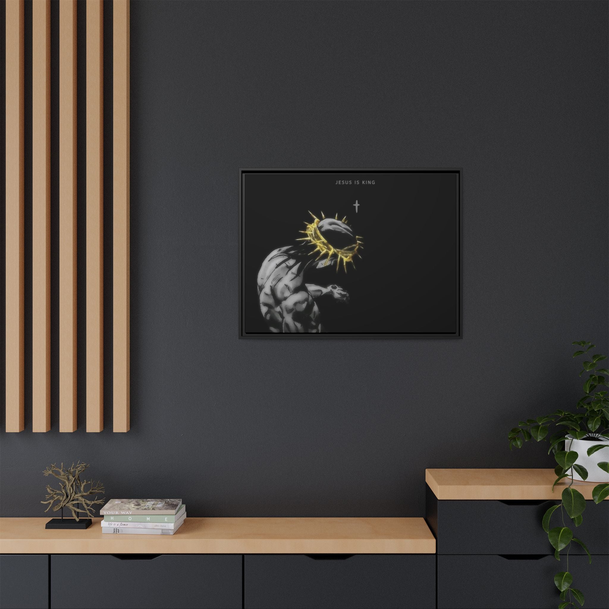 Jesus Is King Framed