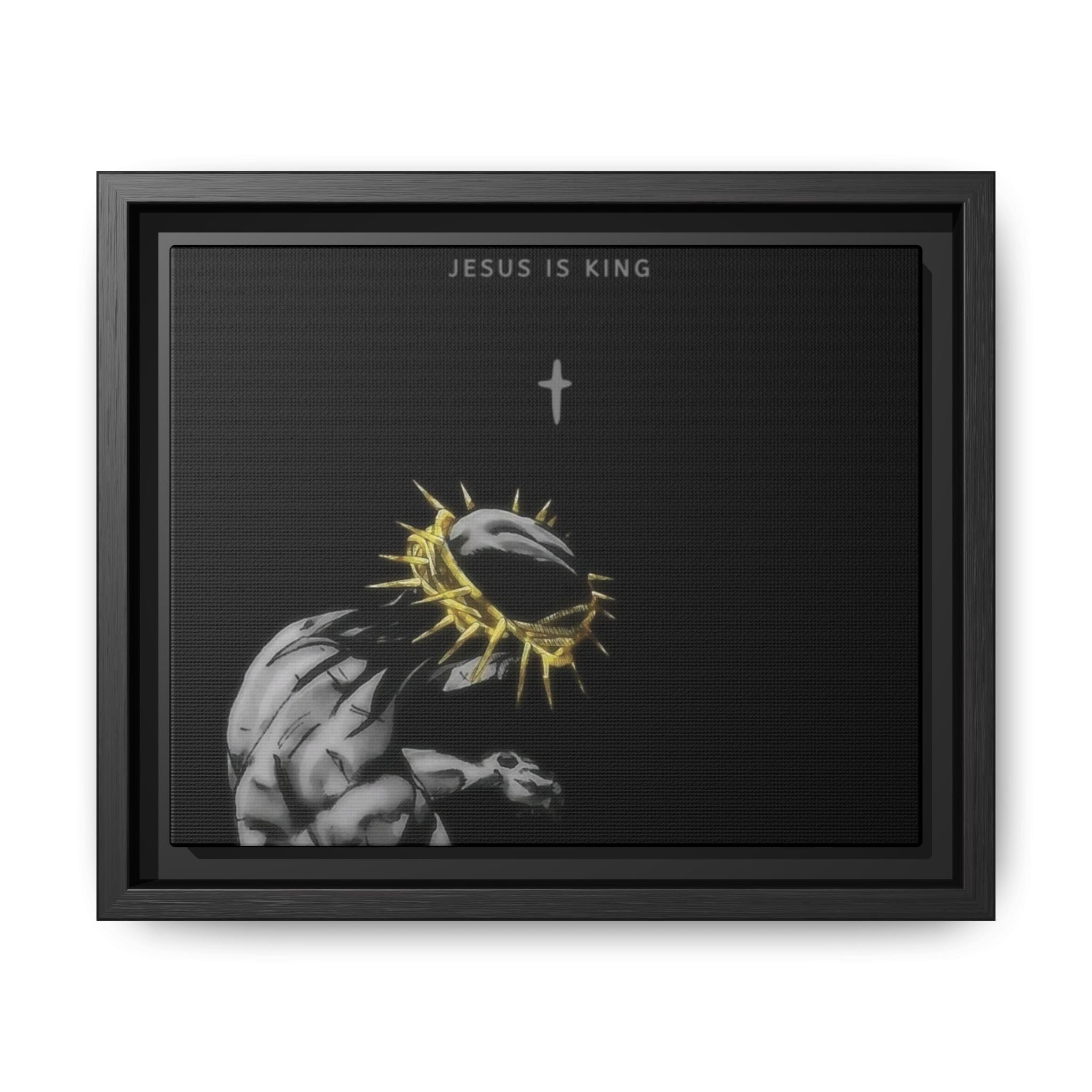 Jesus Is King Framed