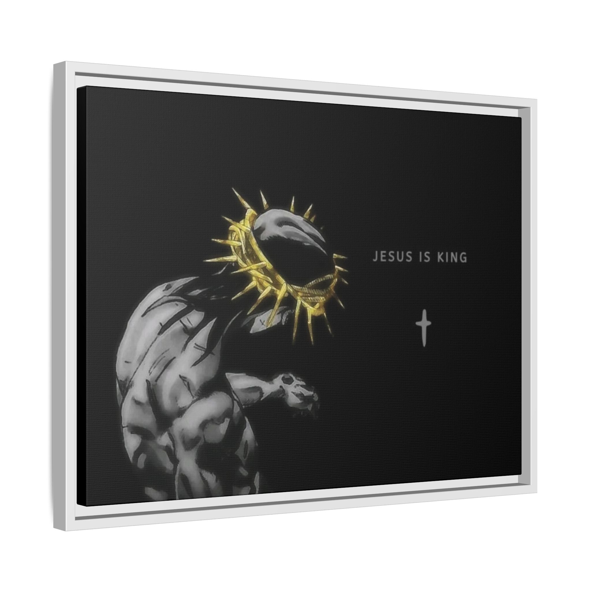 Jesus Is King Framed