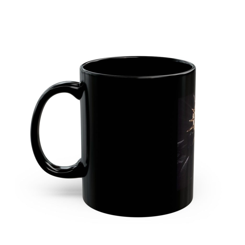 Black Mug - Yeshua (Jesus) Crown of Thorns Design
