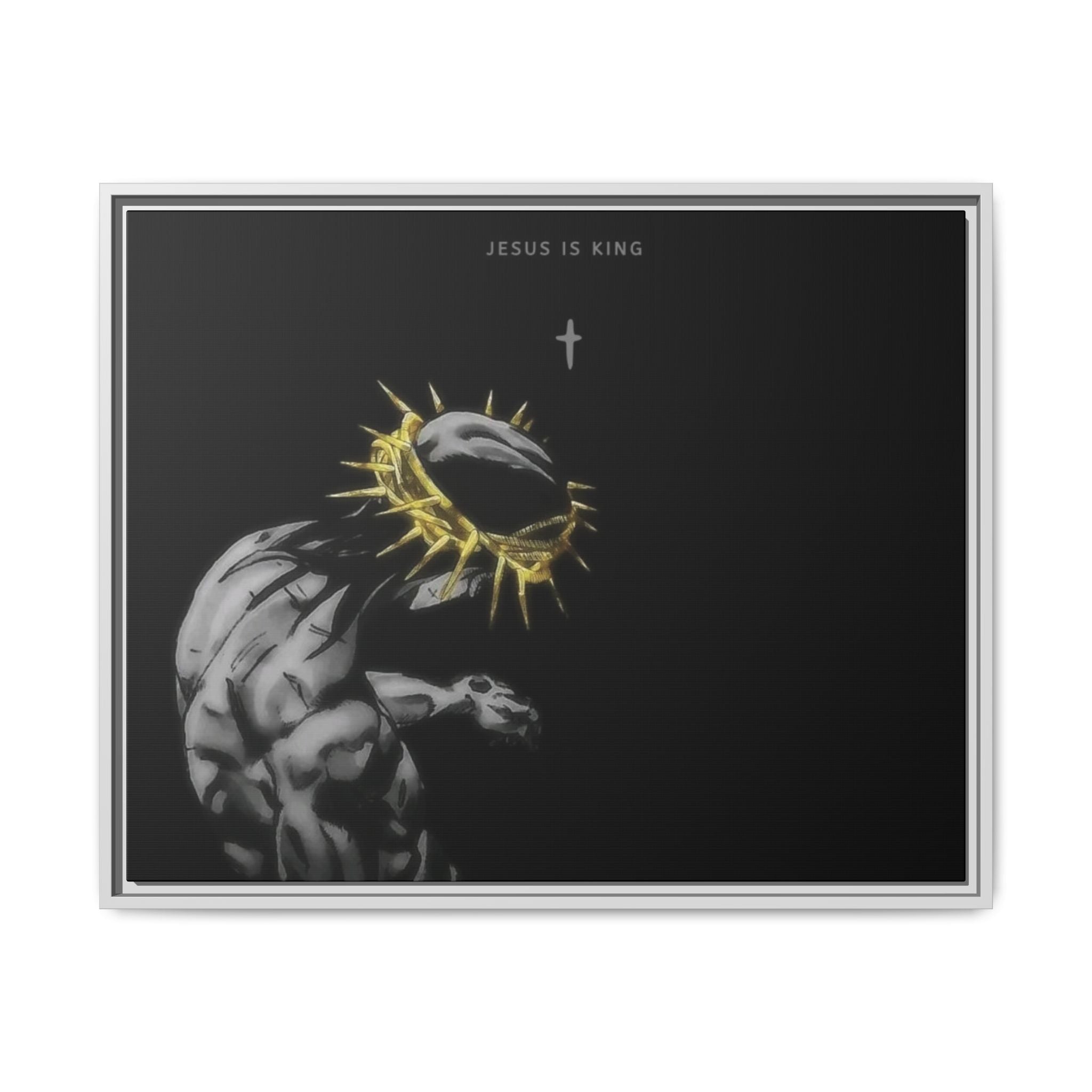 Jesus Is King Framed