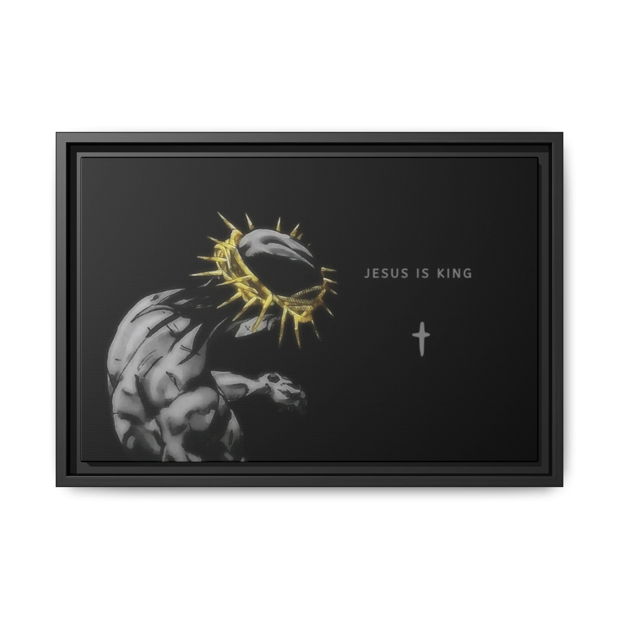 Jesus Is King Framed