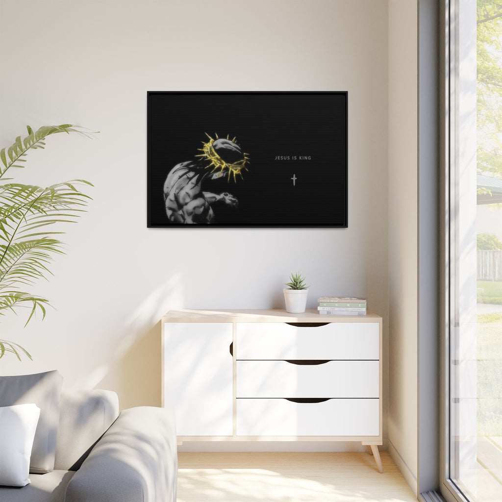 Jesus Is King Framed