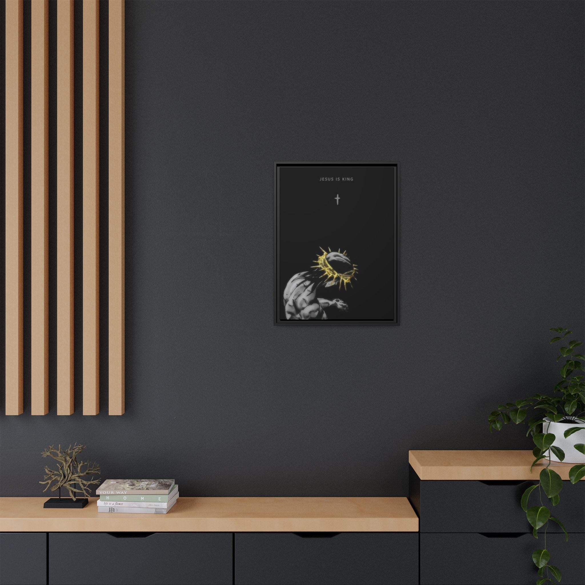 Jesus Is King Framed