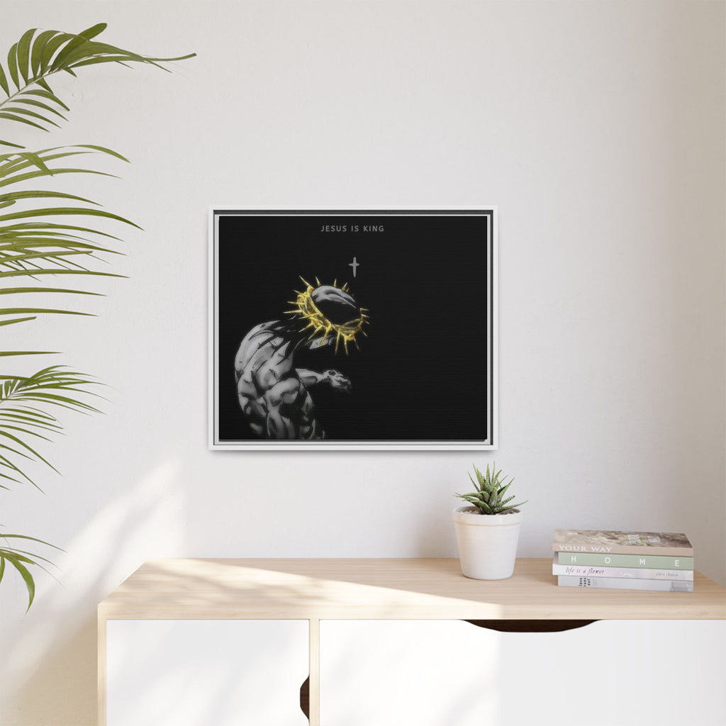 Jesus Is King Framed