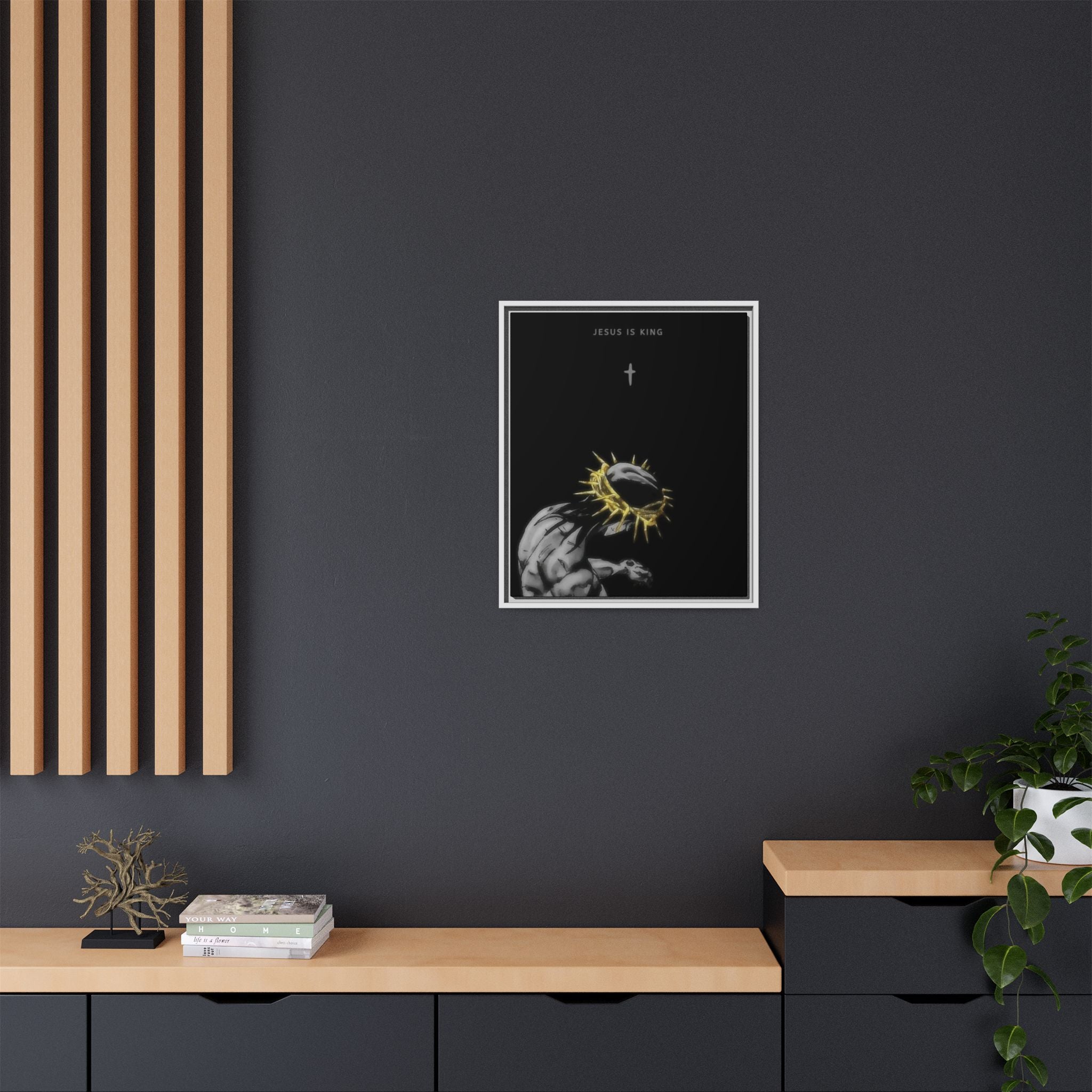 Jesus Is King Framed