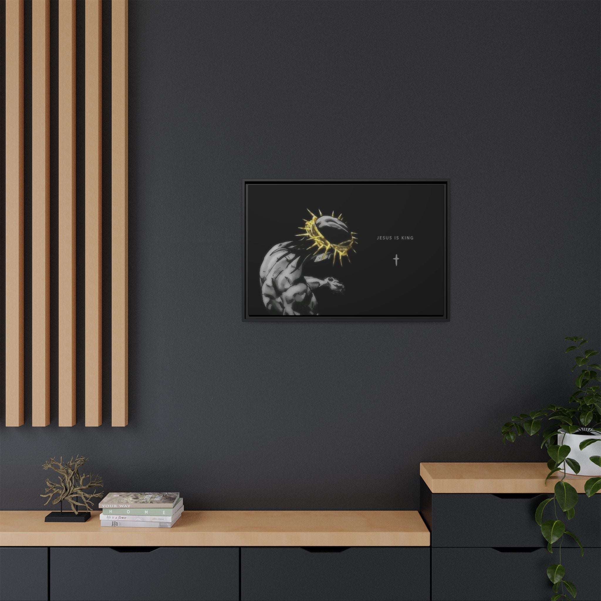Jesus Is King Framed