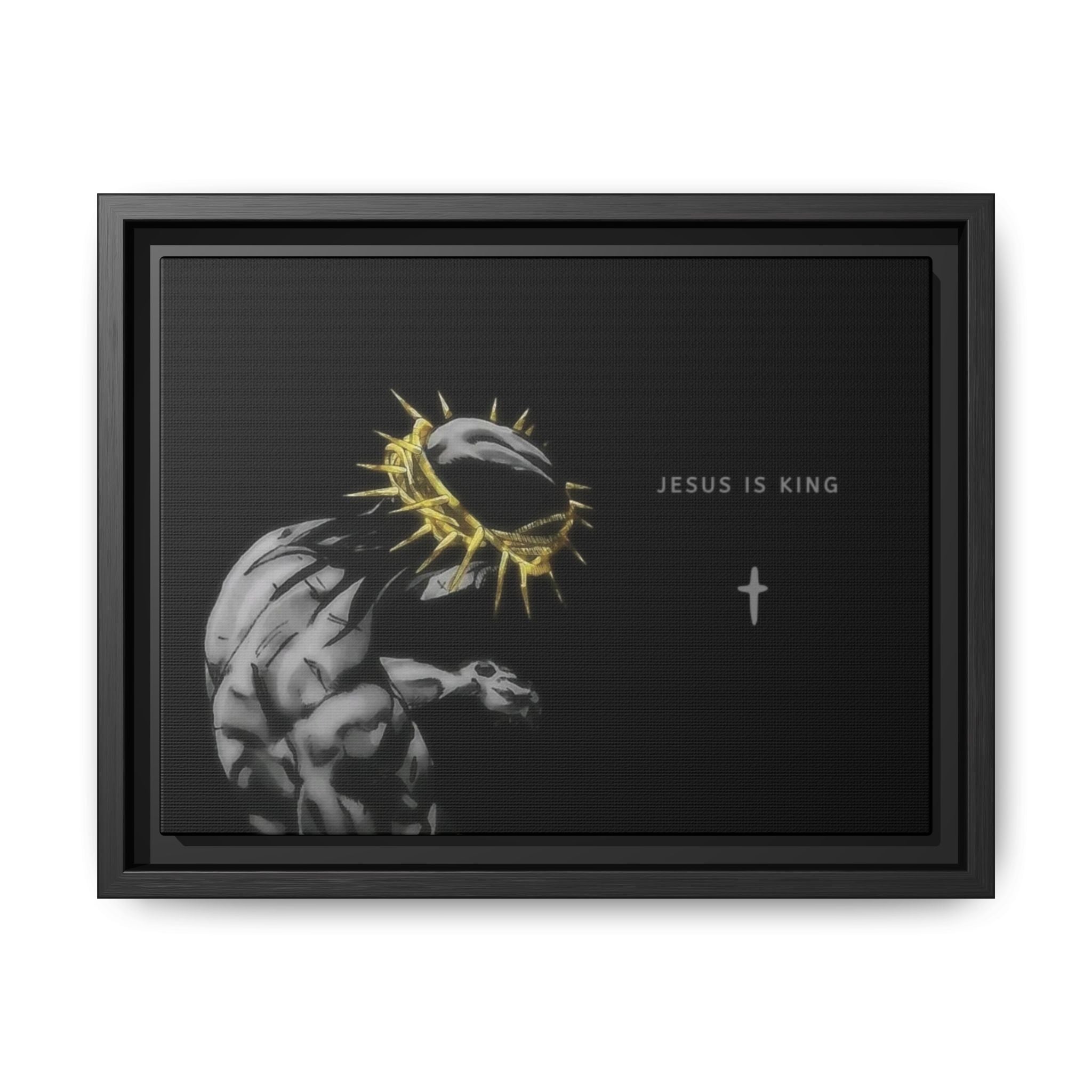 Jesus Is King Framed