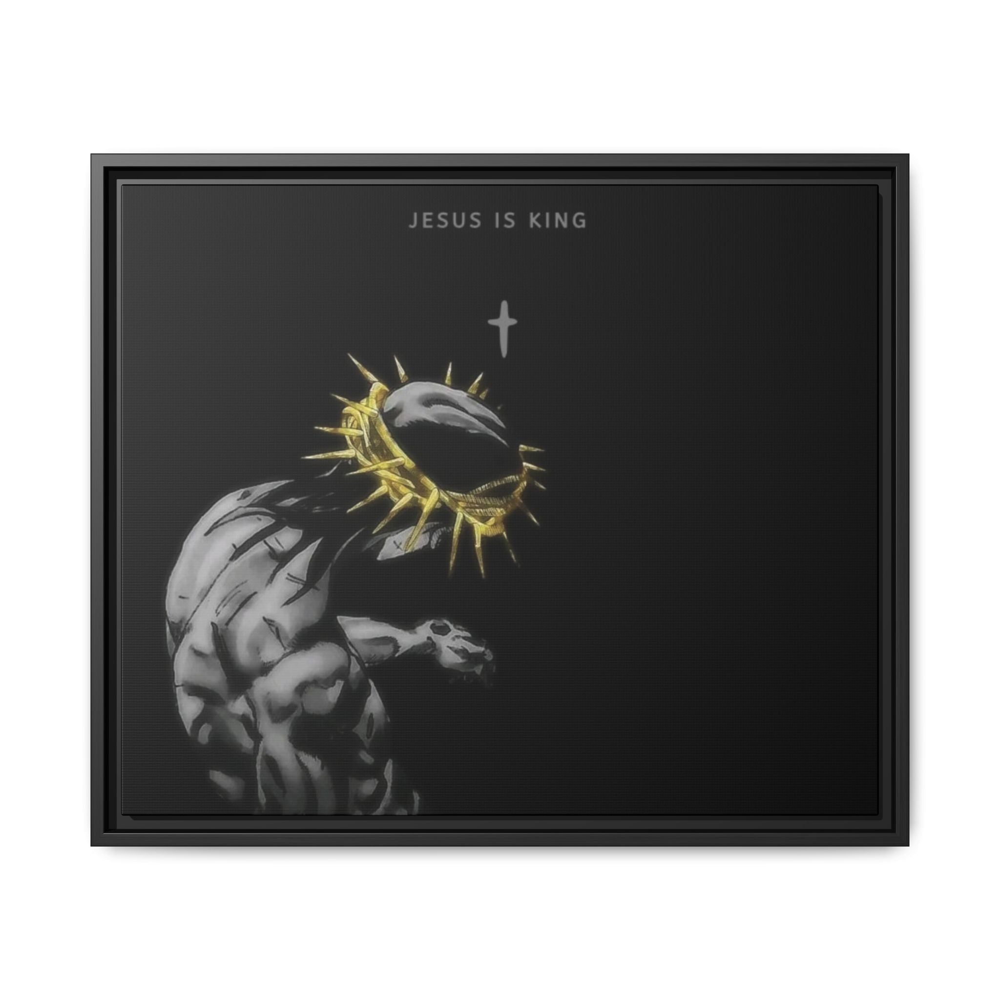 Jesus Is King Framed