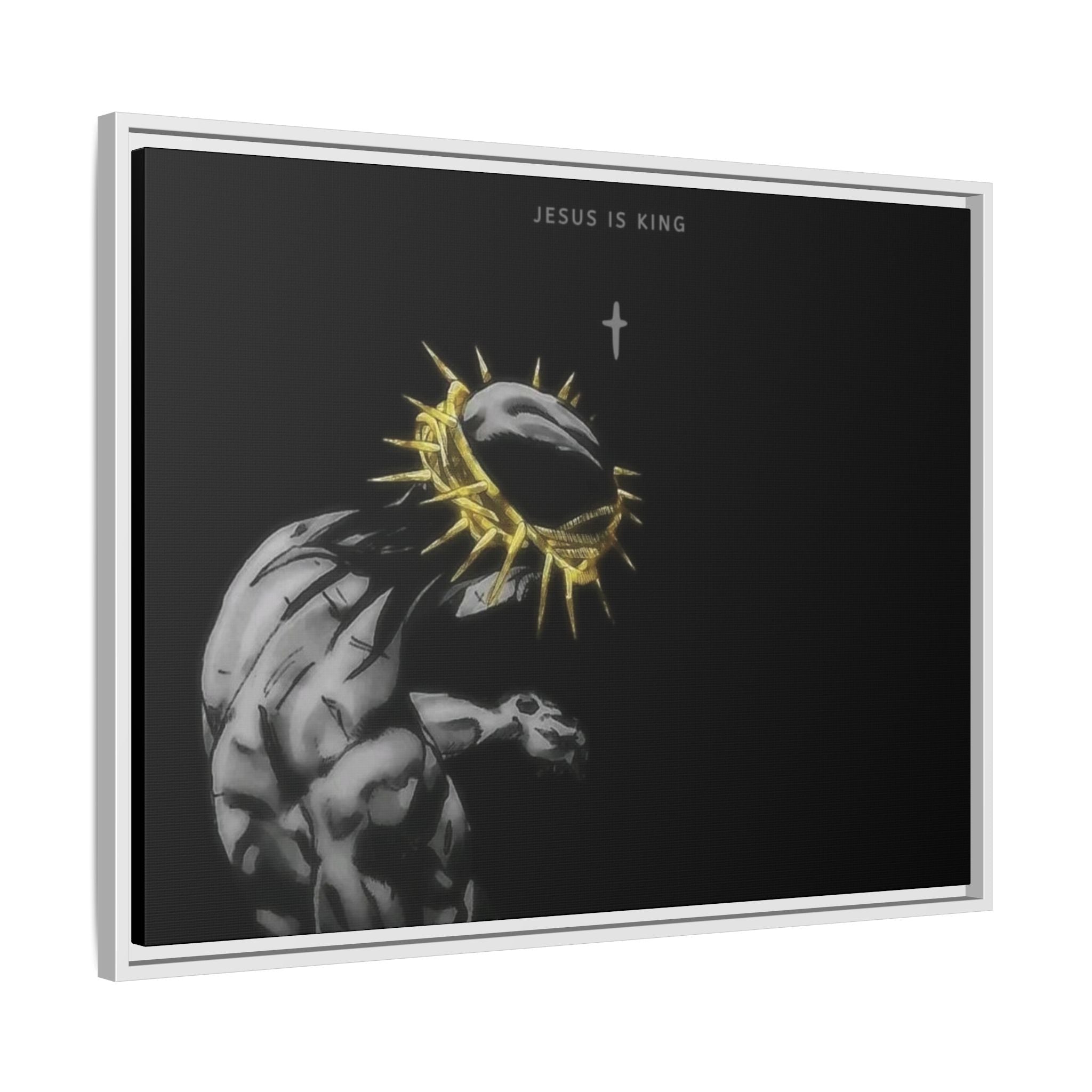 Jesus Is King Framed