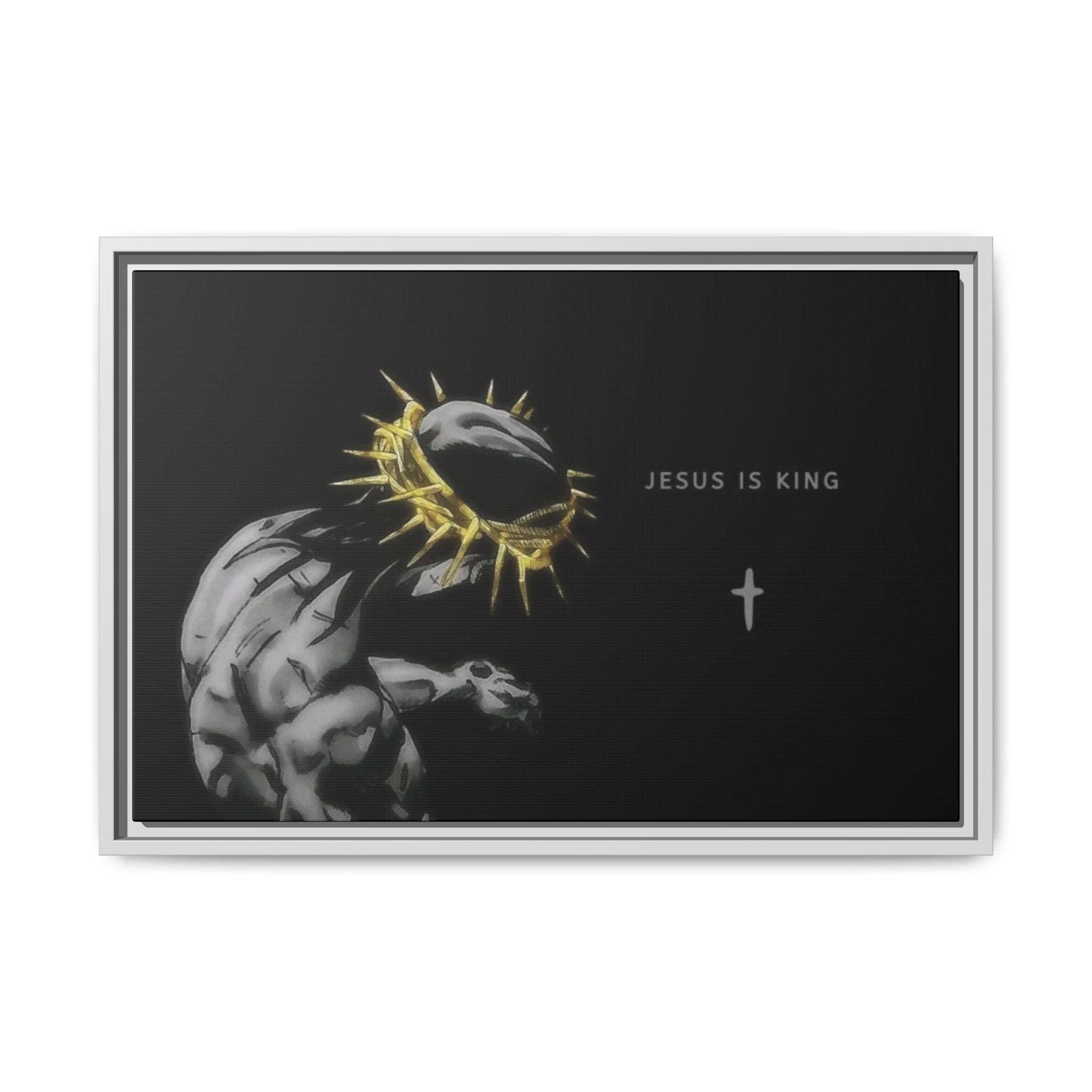 Jesus Is King Framed