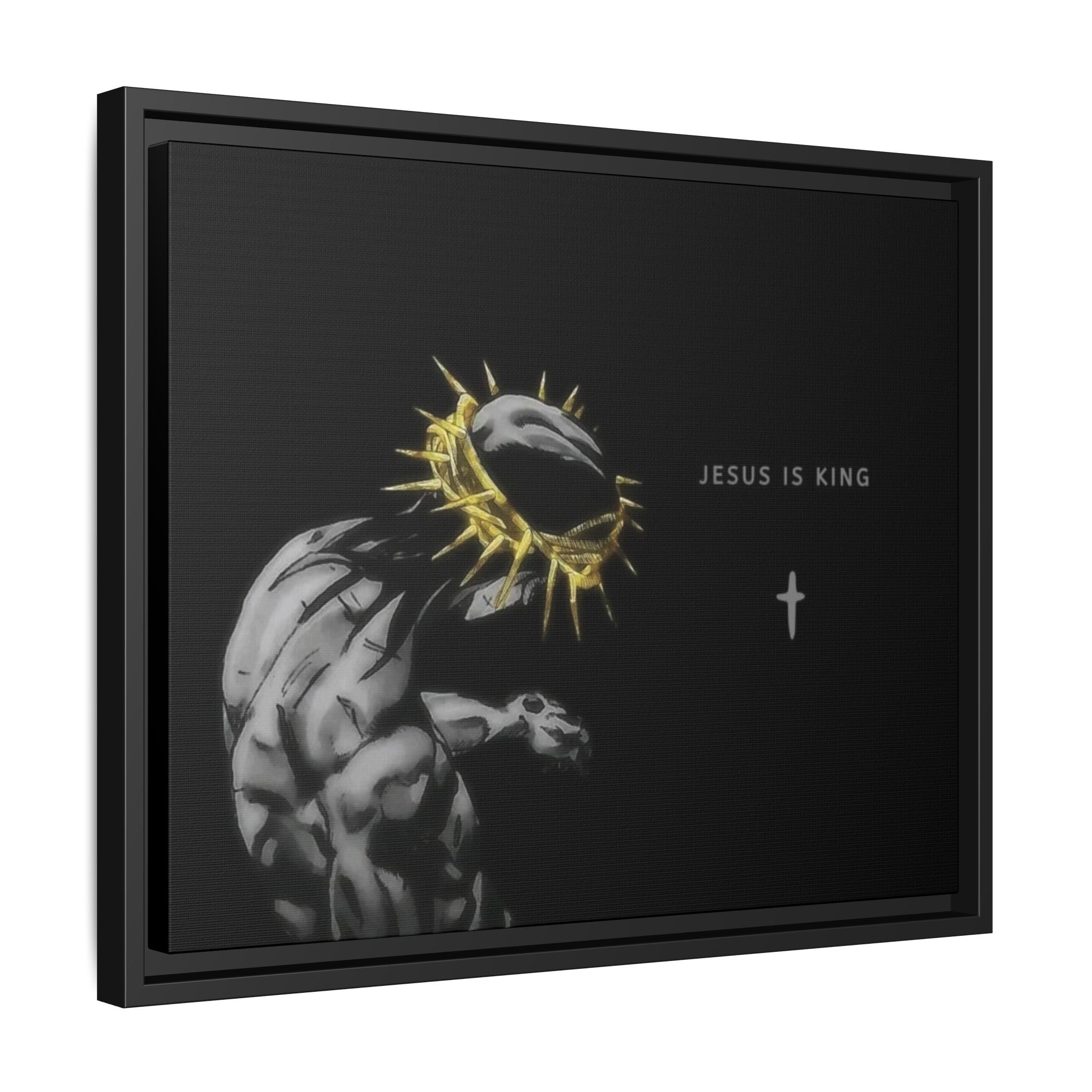 Jesus Is King Framed