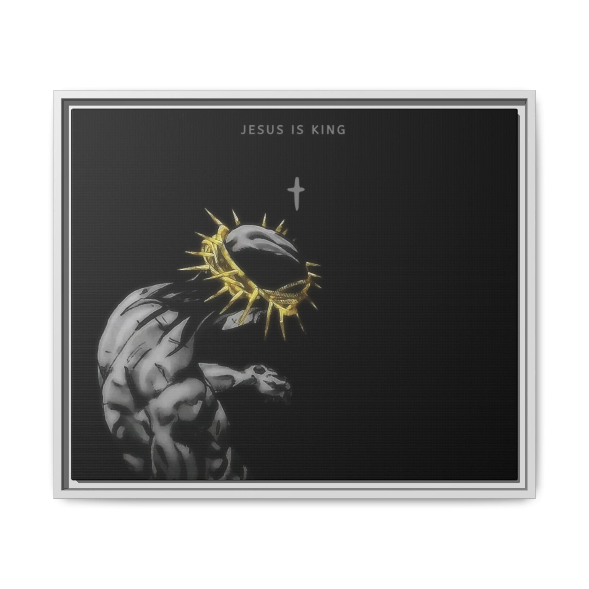 Jesus Is King Framed