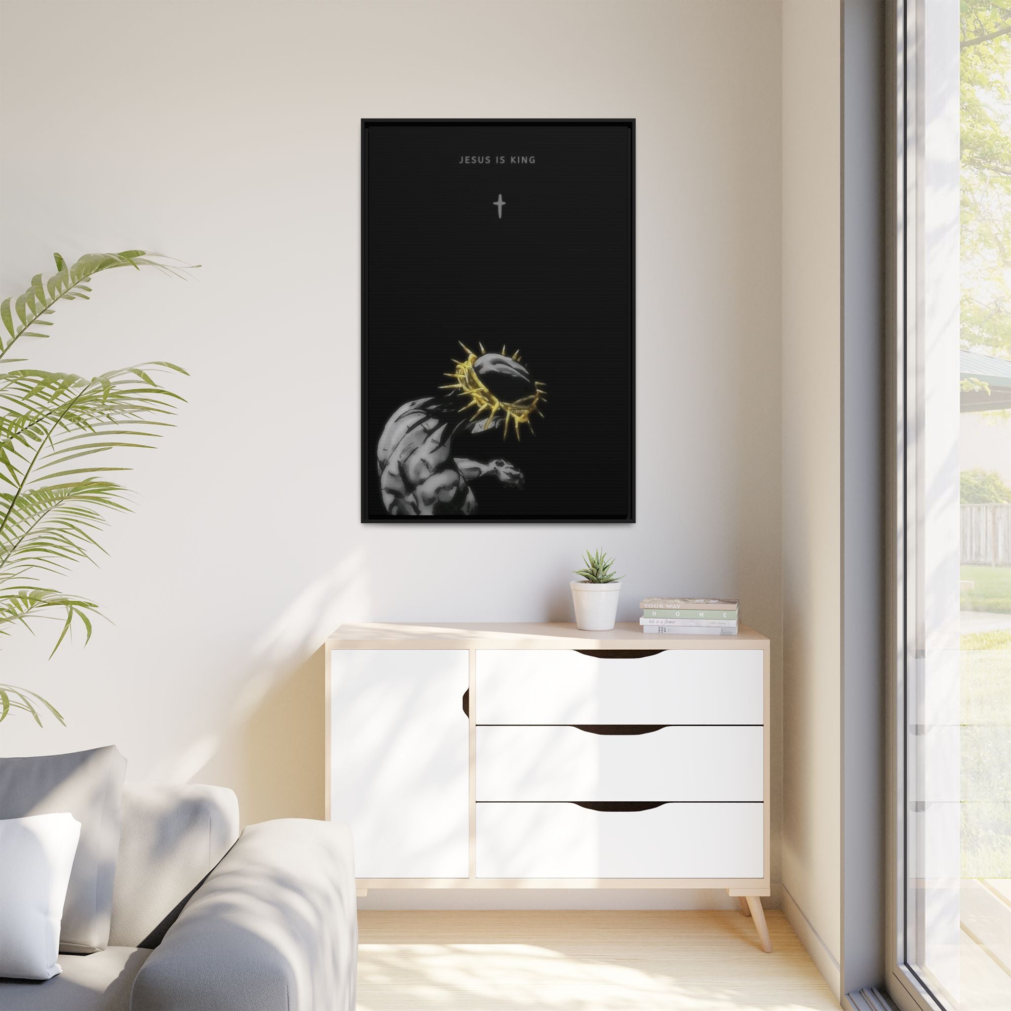 Jesus Is King Framed