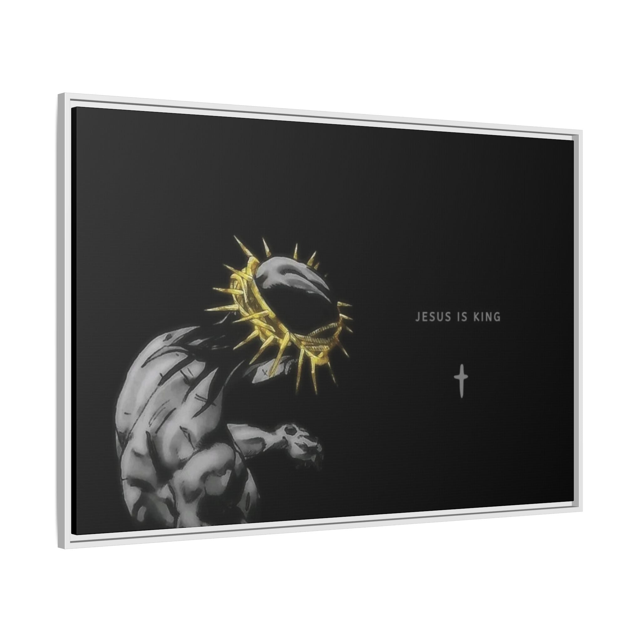 Jesus Is King Framed