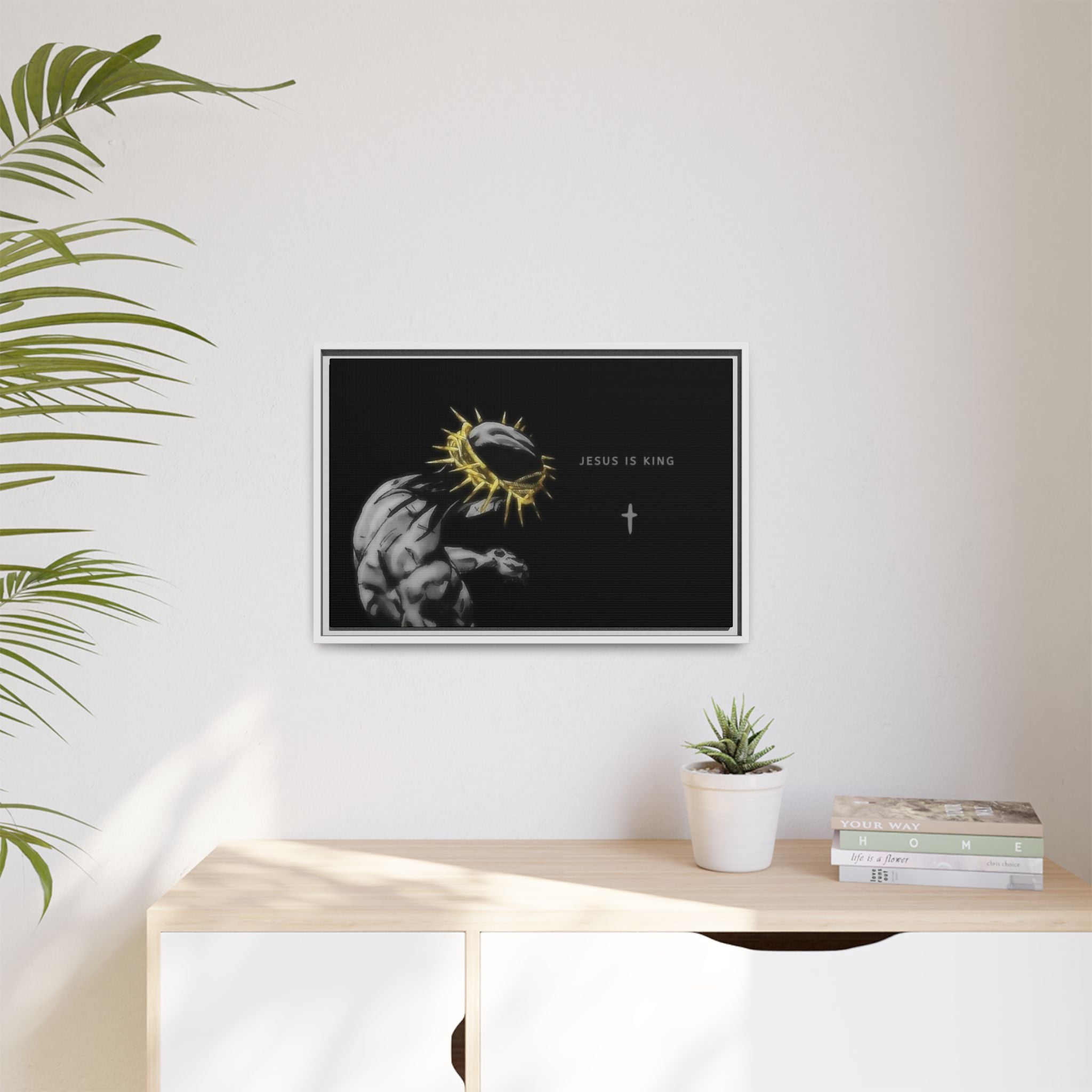 Jesus Is King Framed
