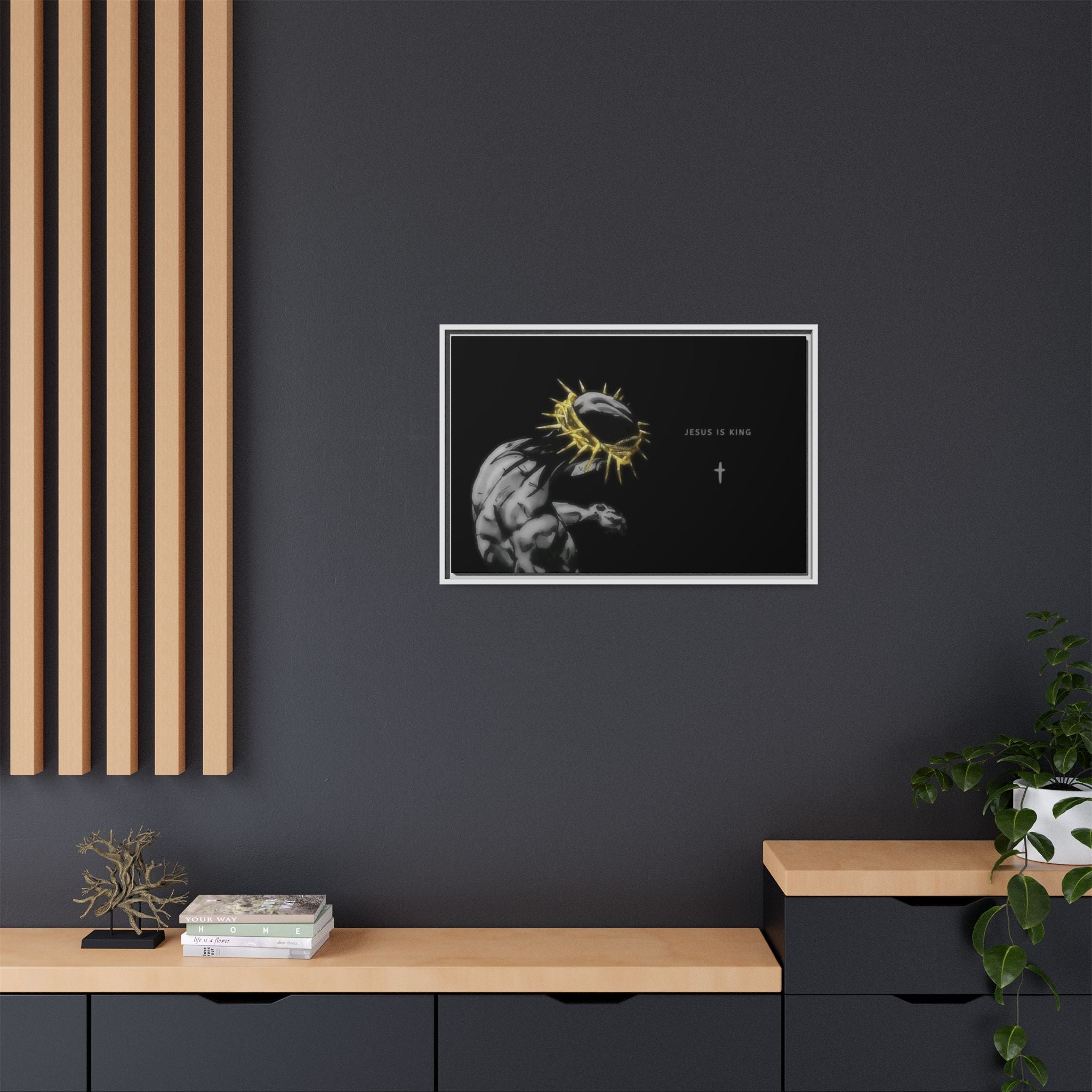 Jesus Is King Framed