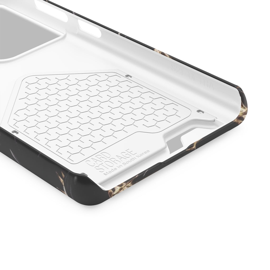 Phone Case With Built-In Card Holder: Yeshua (Jesus) Crown Of Thorns Design