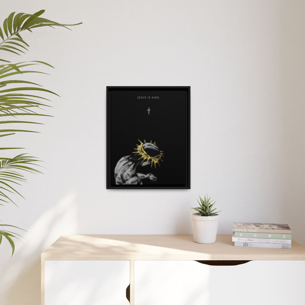 Jesus Is King Framed