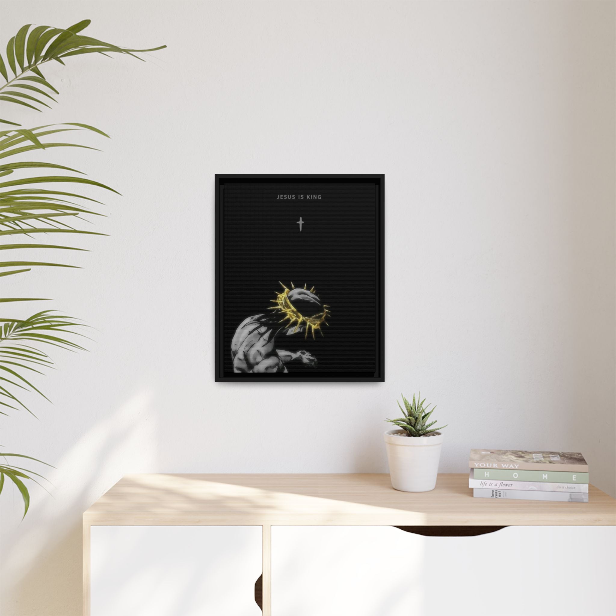 Jesus Is King Framed