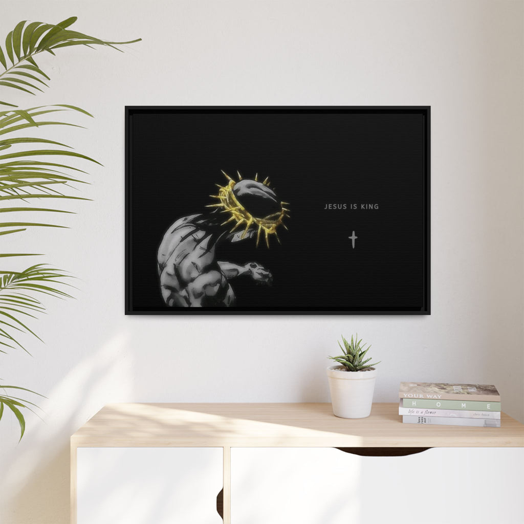 Jesus Is King Framed