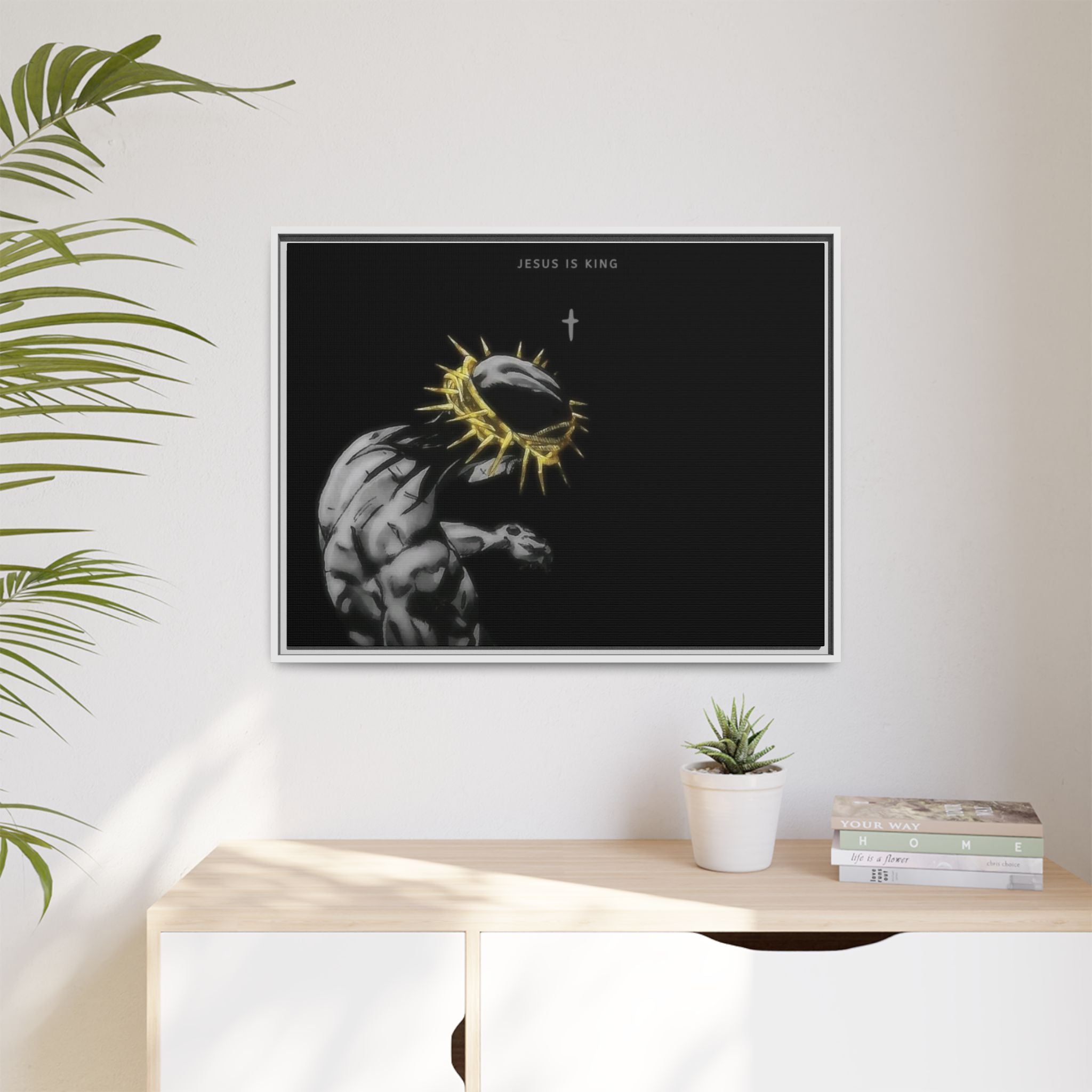 Jesus Is King Framed