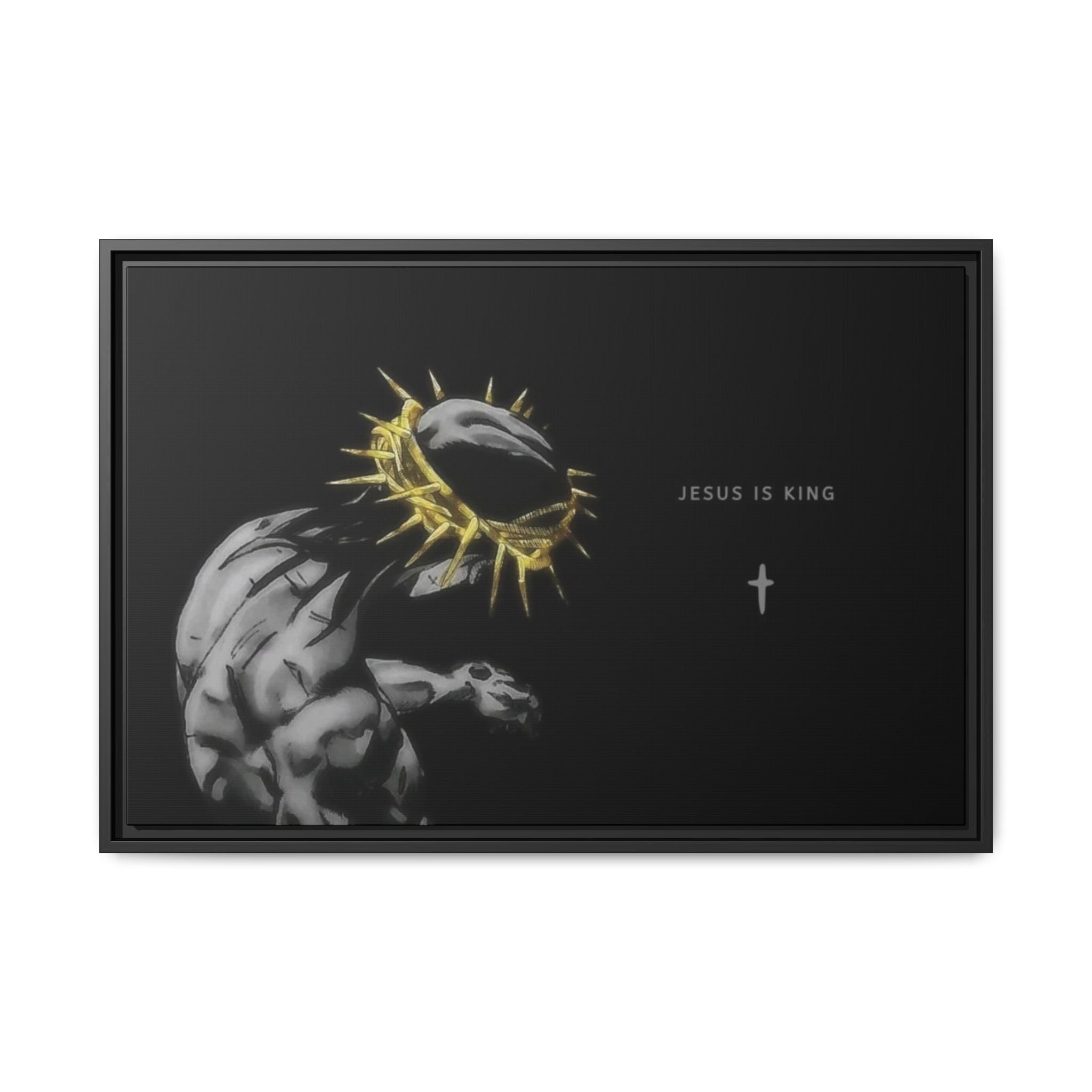Jesus Is King Framed
