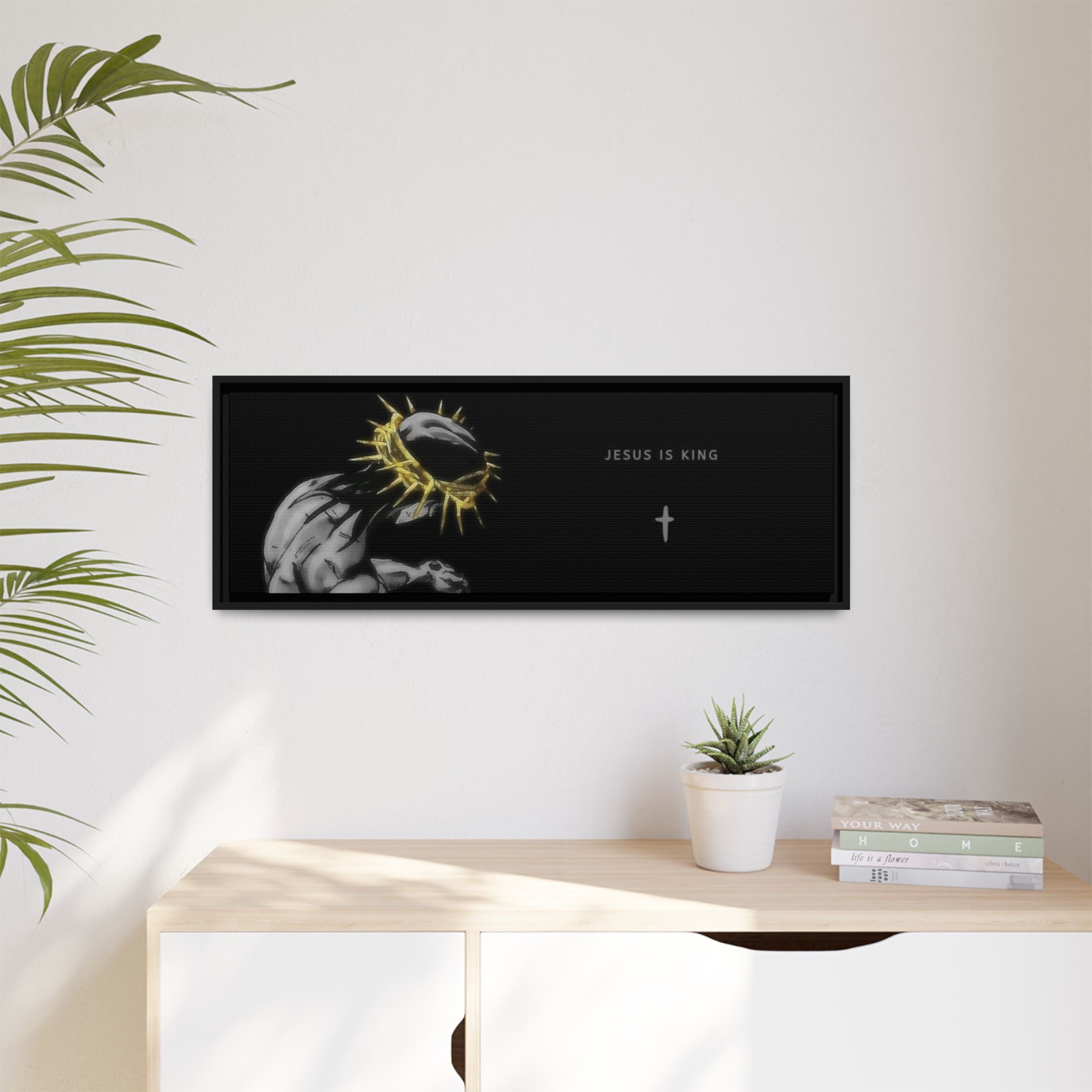 Jesus Is King Framed