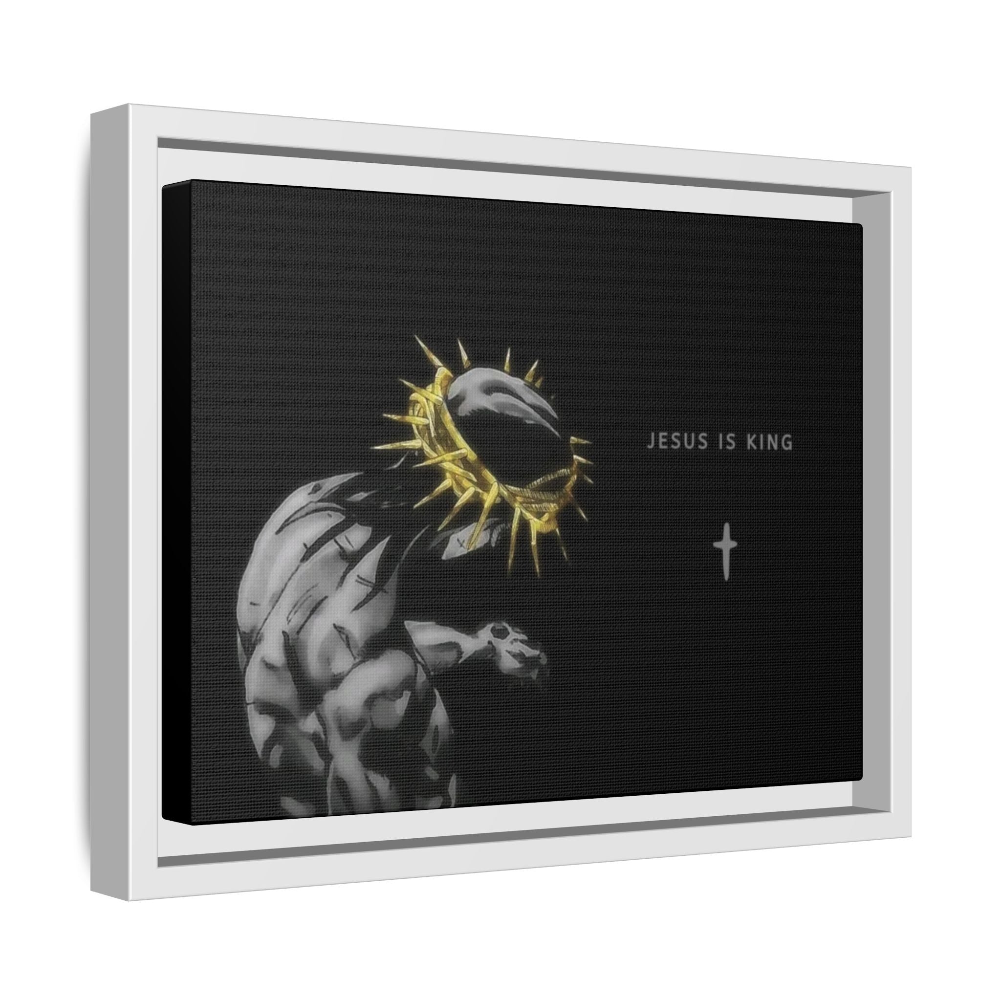 Jesus Is King Framed