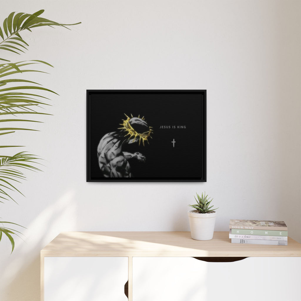 Jesus Is King Framed