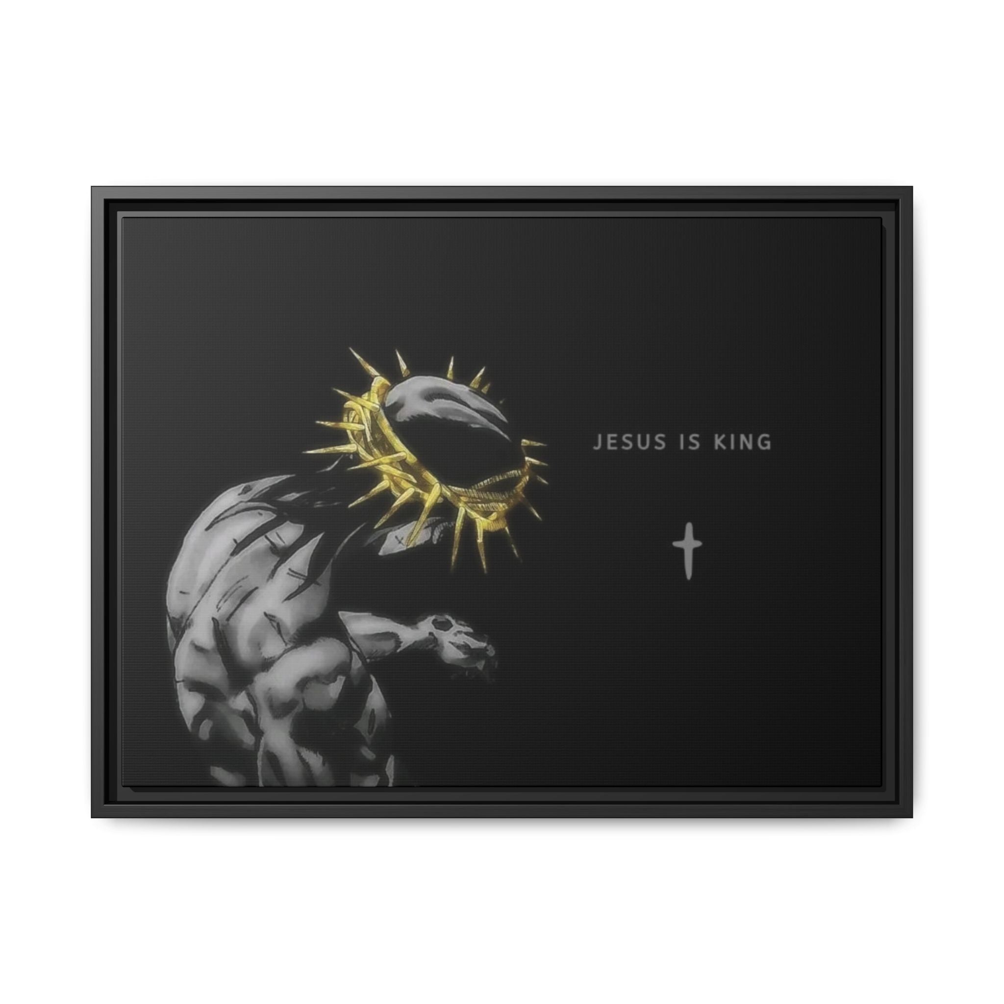 Jesus Is King Framed