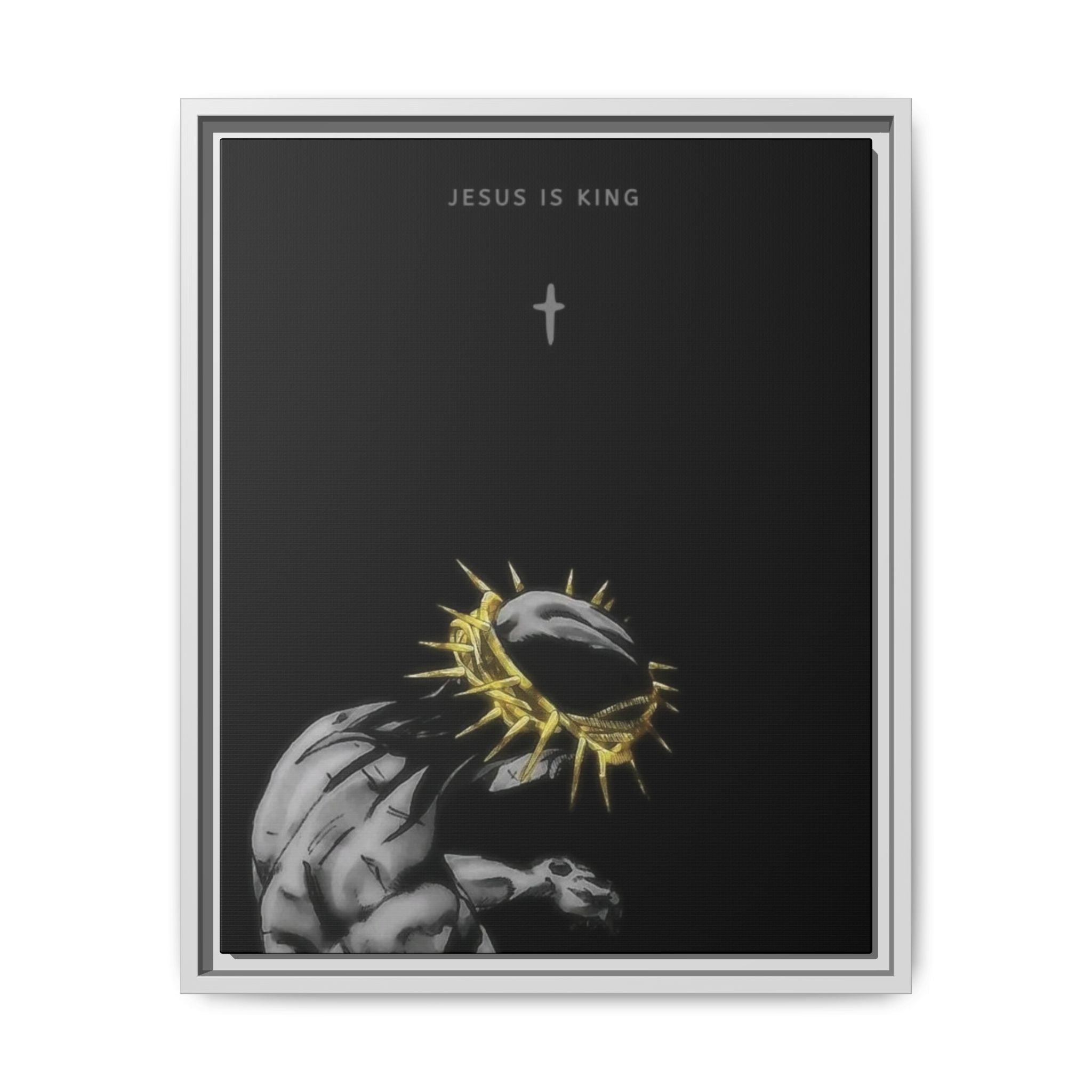 Jesus Is King Framed