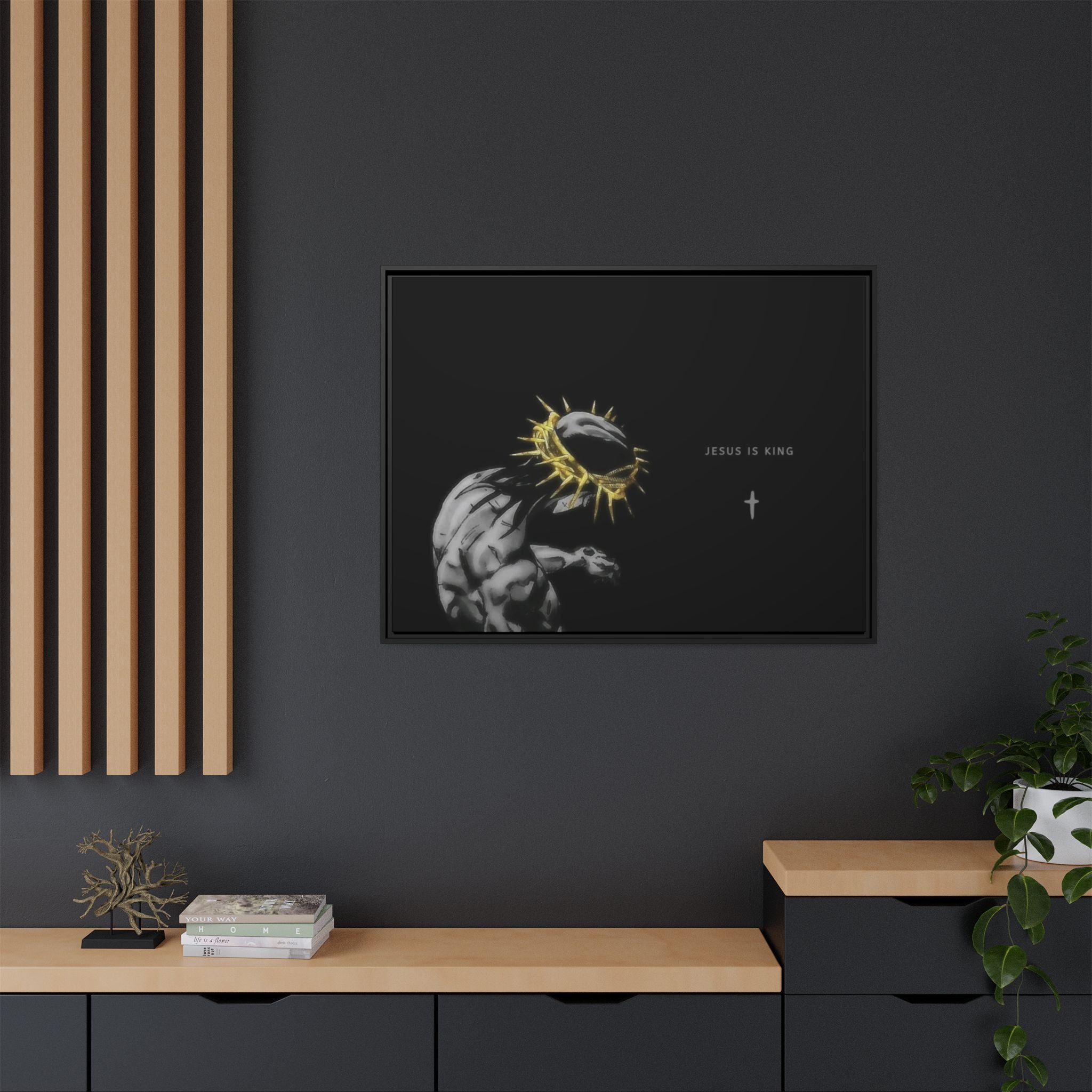 Jesus Is King Framed
