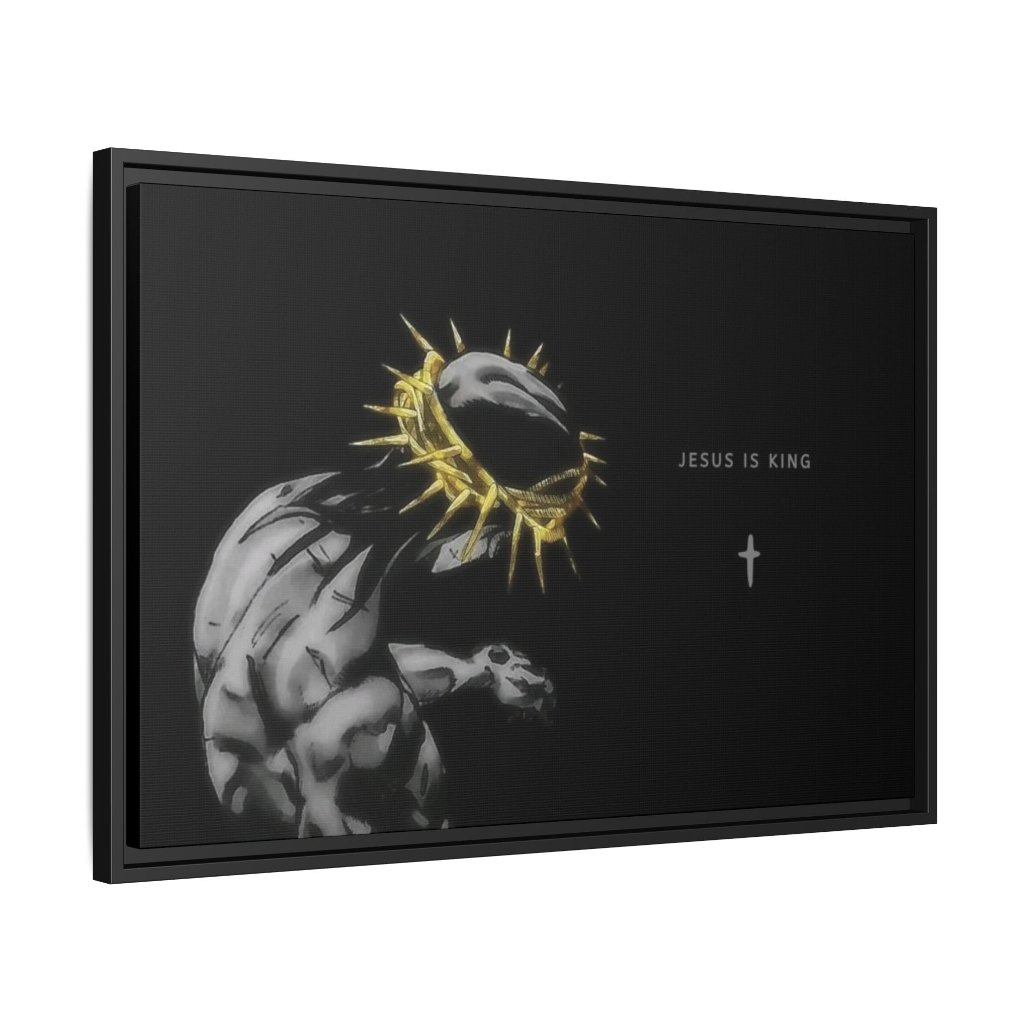 Jesus Is King Framed