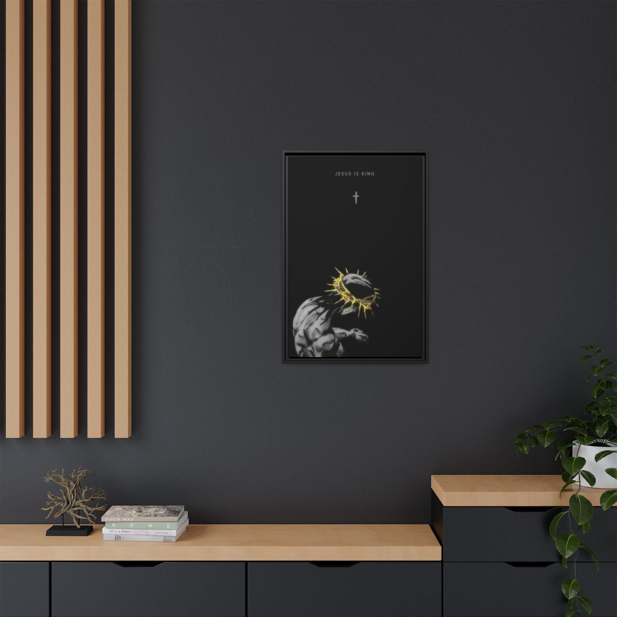 Jesus Is King Framed