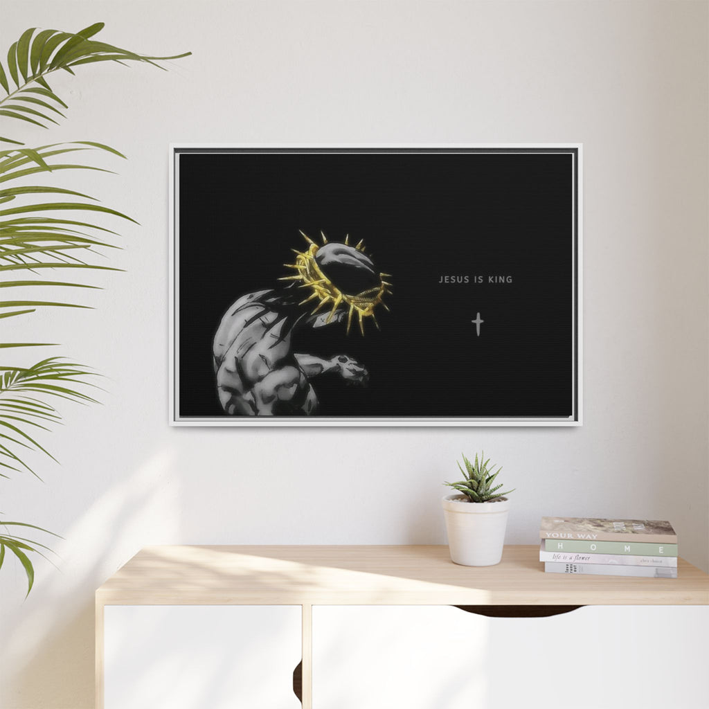 Jesus Is King Framed