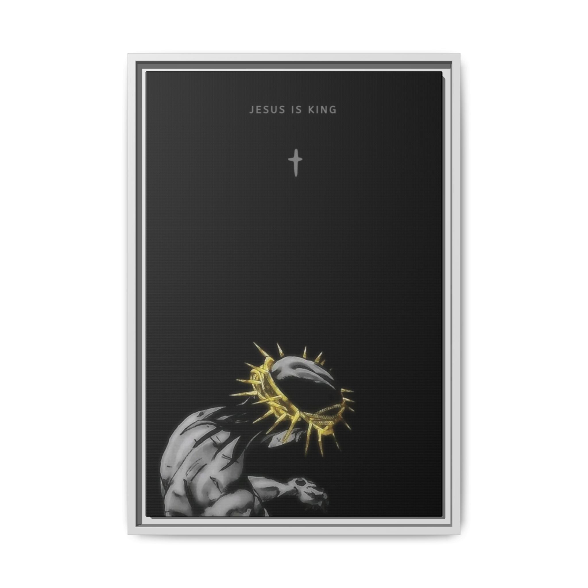 Jesus Is King Framed