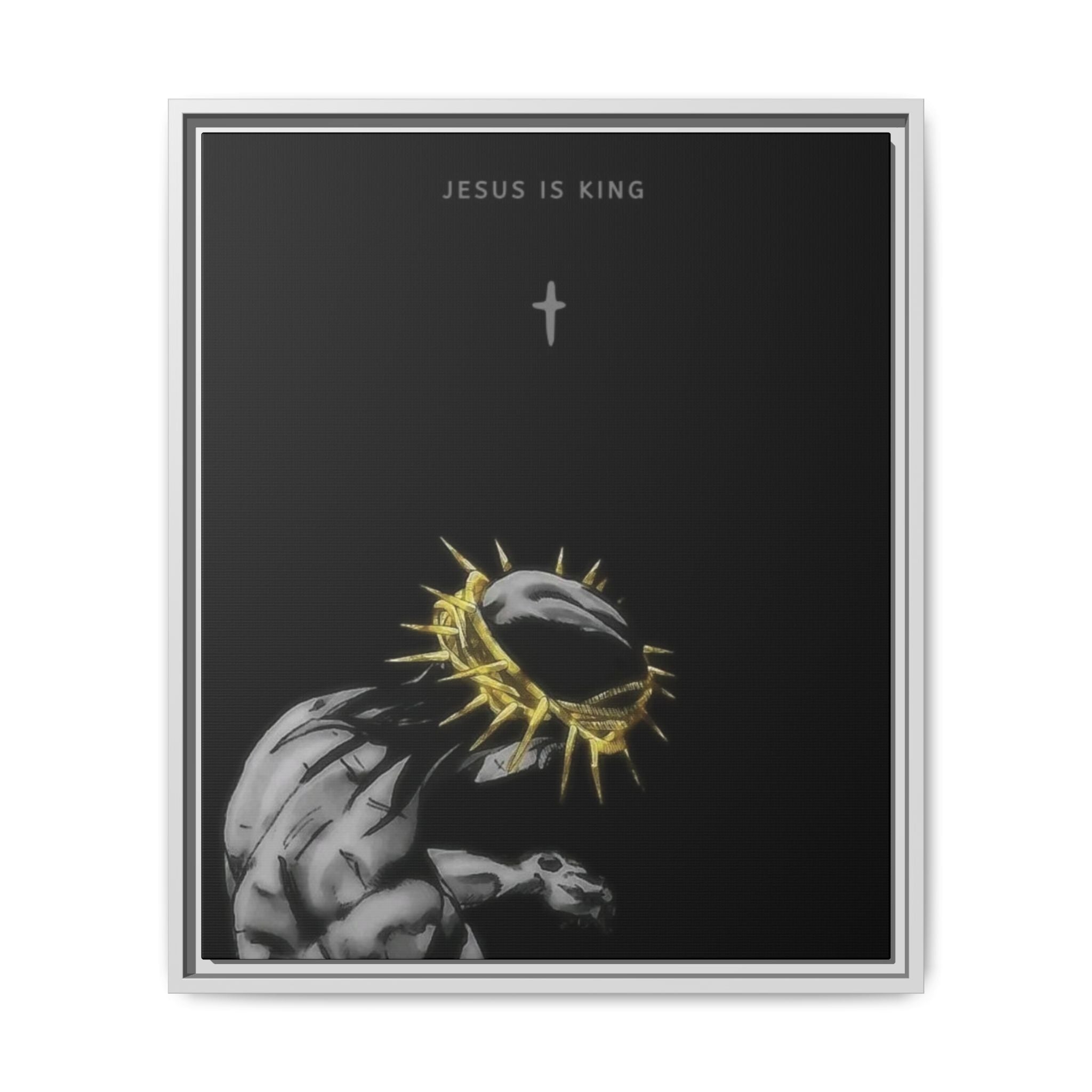 Jesus Is King Framed